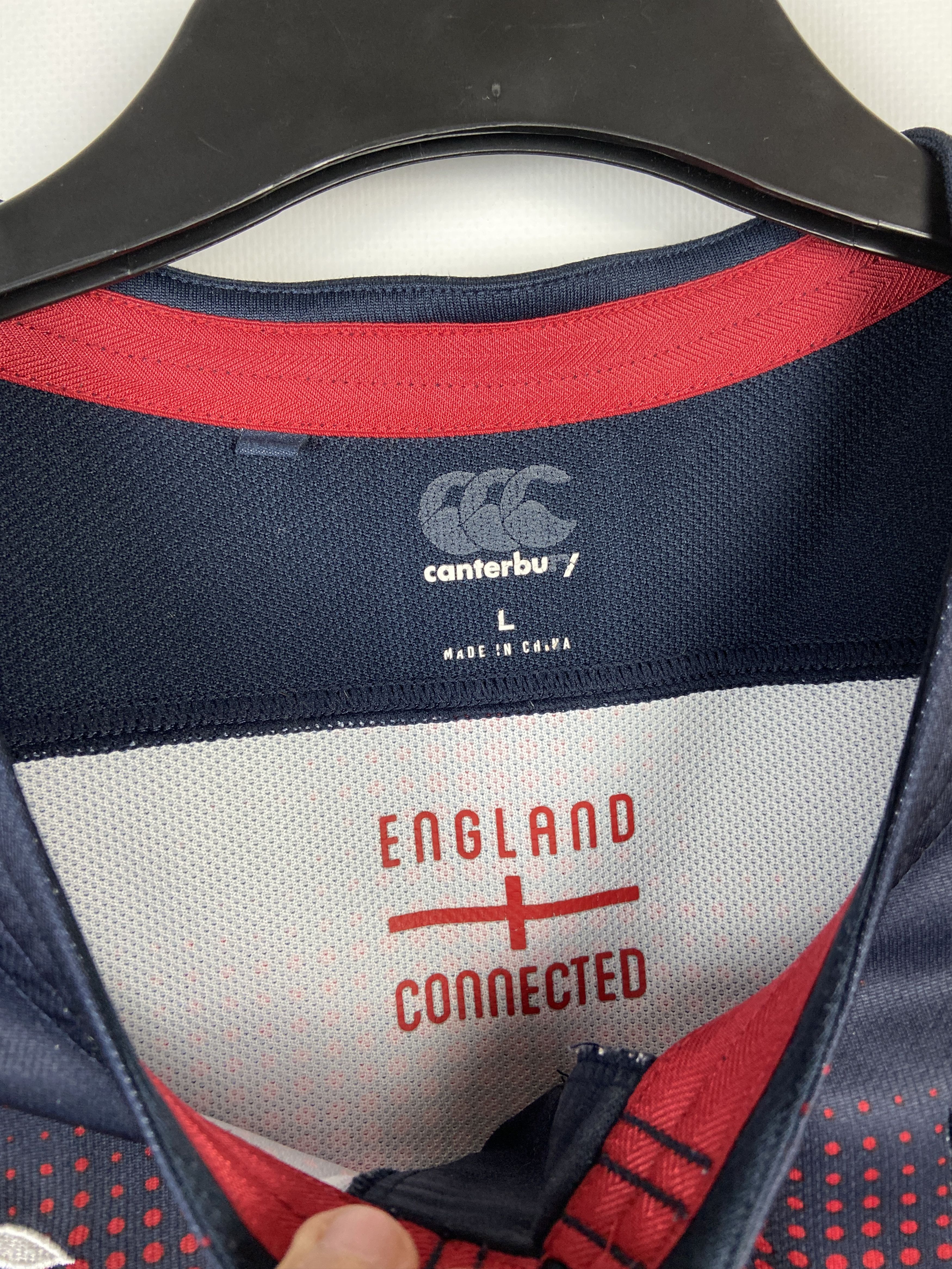 Canterbury of New Zealand × Vintage Canterbury O2 England National Team Rugby Jersey Size US XL / EU 56 / 4 - 5 Thumbnail