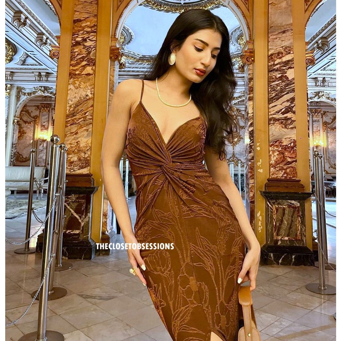 Mango BLOGGER FAVE!!! MANGO V-Neck Embroidered Maxi Dress Size M / US 6-8 / IT 42-44 - 4 Thumbnail