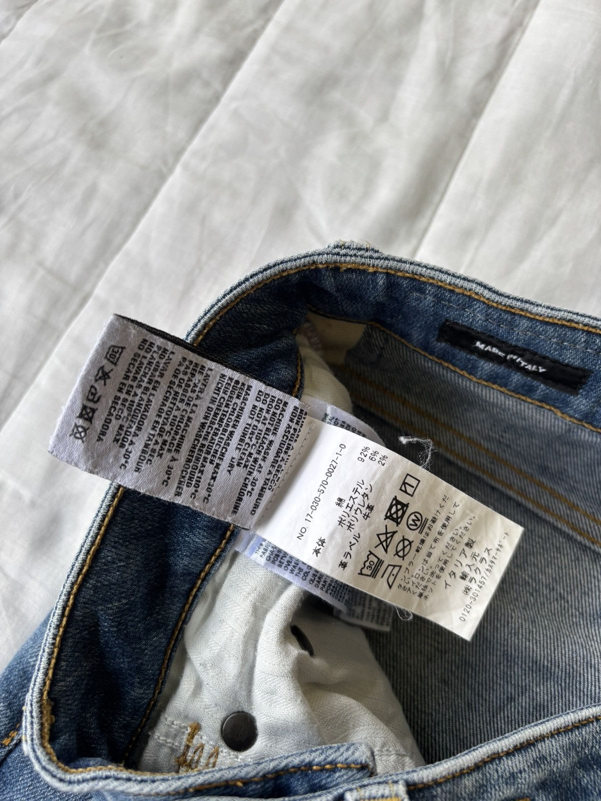 R13 🔥R13 STRAIGHT BOY DISTREESED DENIM JEANS Size 27" / US 4 / IT 40 - 12 Thumbnail