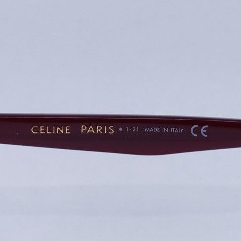 Celine Celine CL50099I 069 Eyeglasses Burgundy 55mm Square Frame Size ONE SIZE - 3 Thumbnail