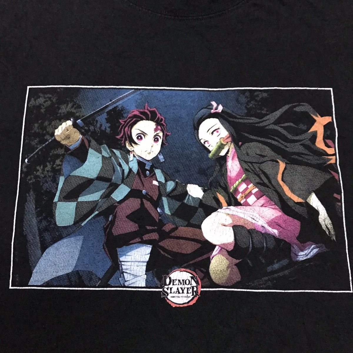 Anime VINTAGE DEMON SLAYER ANIME TSHIRT Size US XL / EU 56 / 4 - 9 Thumbnail
