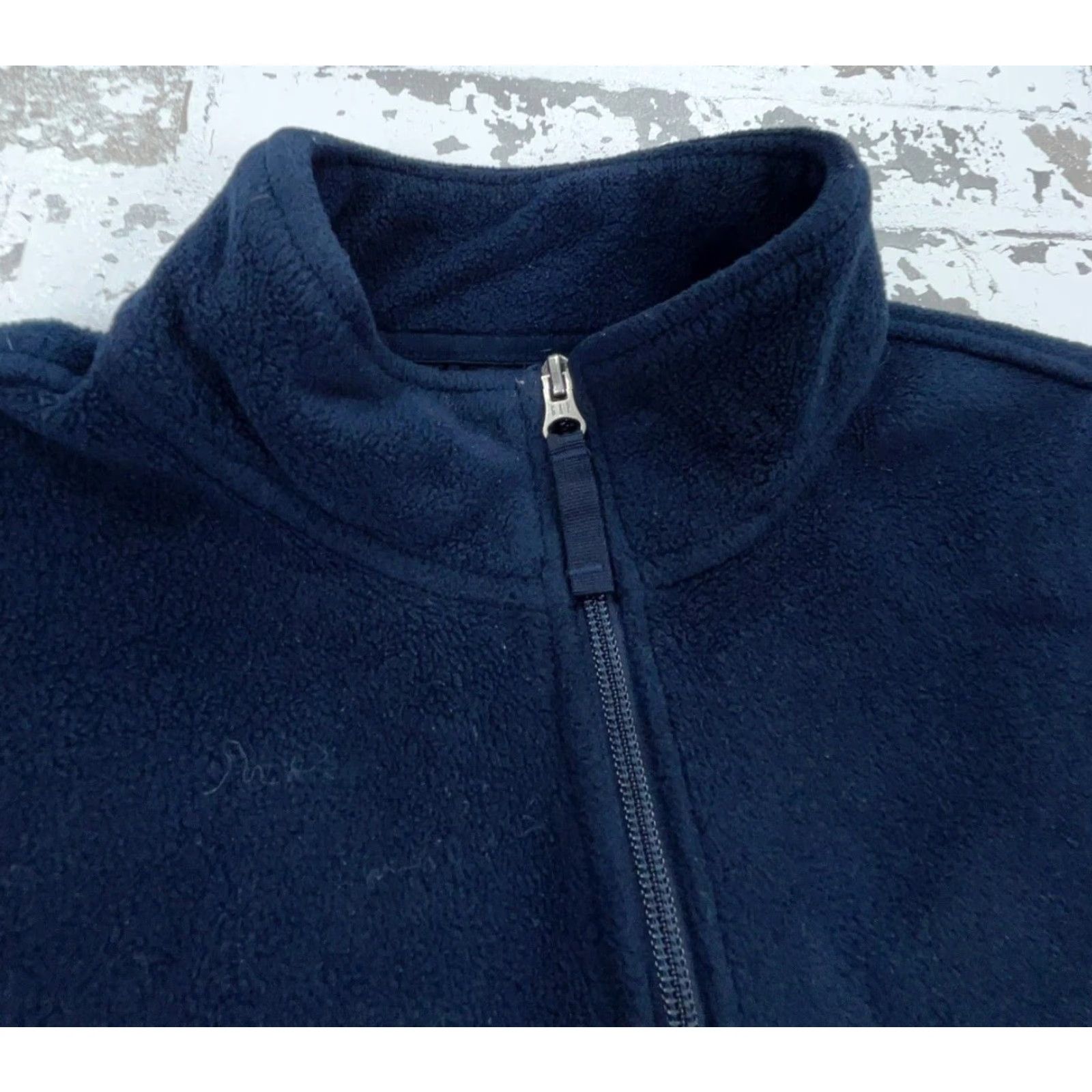 Gap Gap Vest Men XL Blue Full Zip Fleece Jacket, Zipped Pockets, Stand-Up Collar, All Seasons, Classic Outdoor, Hiking, Works Men Size US XL / EU 56 / 4 - 4 Thumbnail