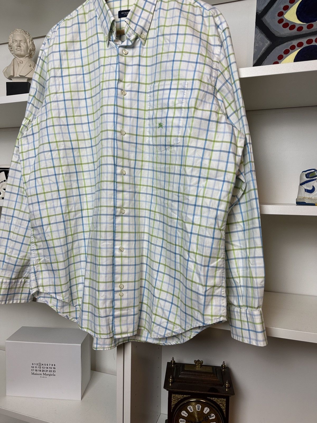 Burberry White tartan Burberry shirt Size US XL / EU 56 / 4 - 2 Thumbnail