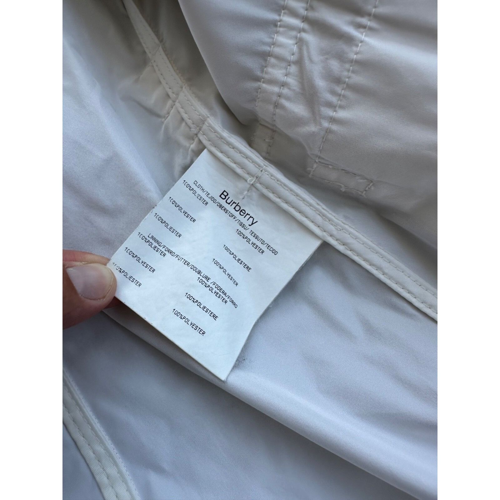Burberry VTG Burberry Red Label White Woman Trench Coat Size M / US 6-8 / IT 42-44 - 11 Thumbnail