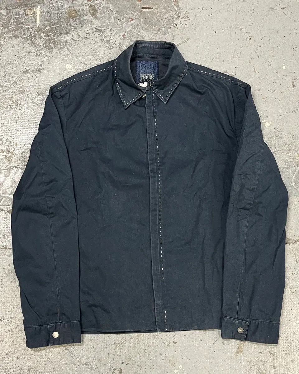 Gianfranco Ferre 2000s Gianfranco Ferré Buttoned Navy Minimalist Jacket Size US L / EU 52-54 / 3 - 1 Thumbnail