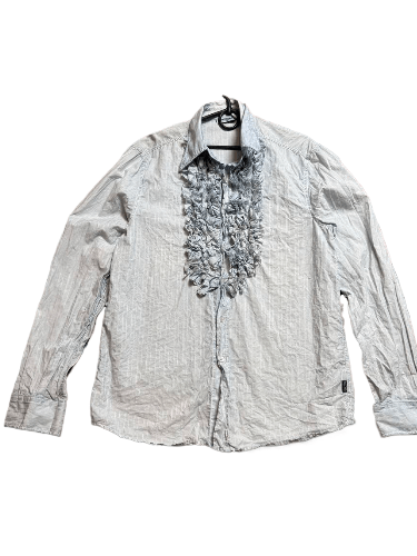 Moschino Vintage Moschino Classic Fit Button Up Shirt Size L Size L / US 10 / IT 46 - 1 Thumbnail