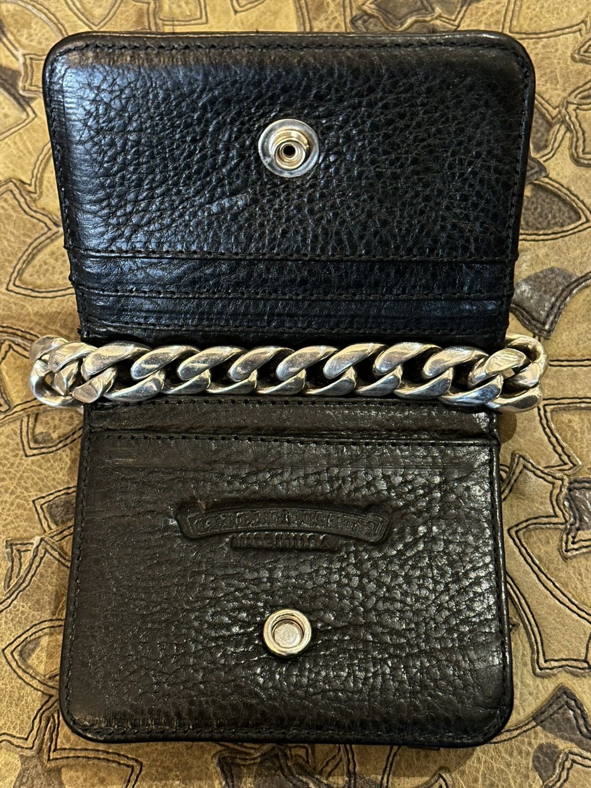 Chrome Hearts CHROME HEARTS PATCH WALLET & WALLET CHAIN Size ONE SIZE - 5 Thumbnail