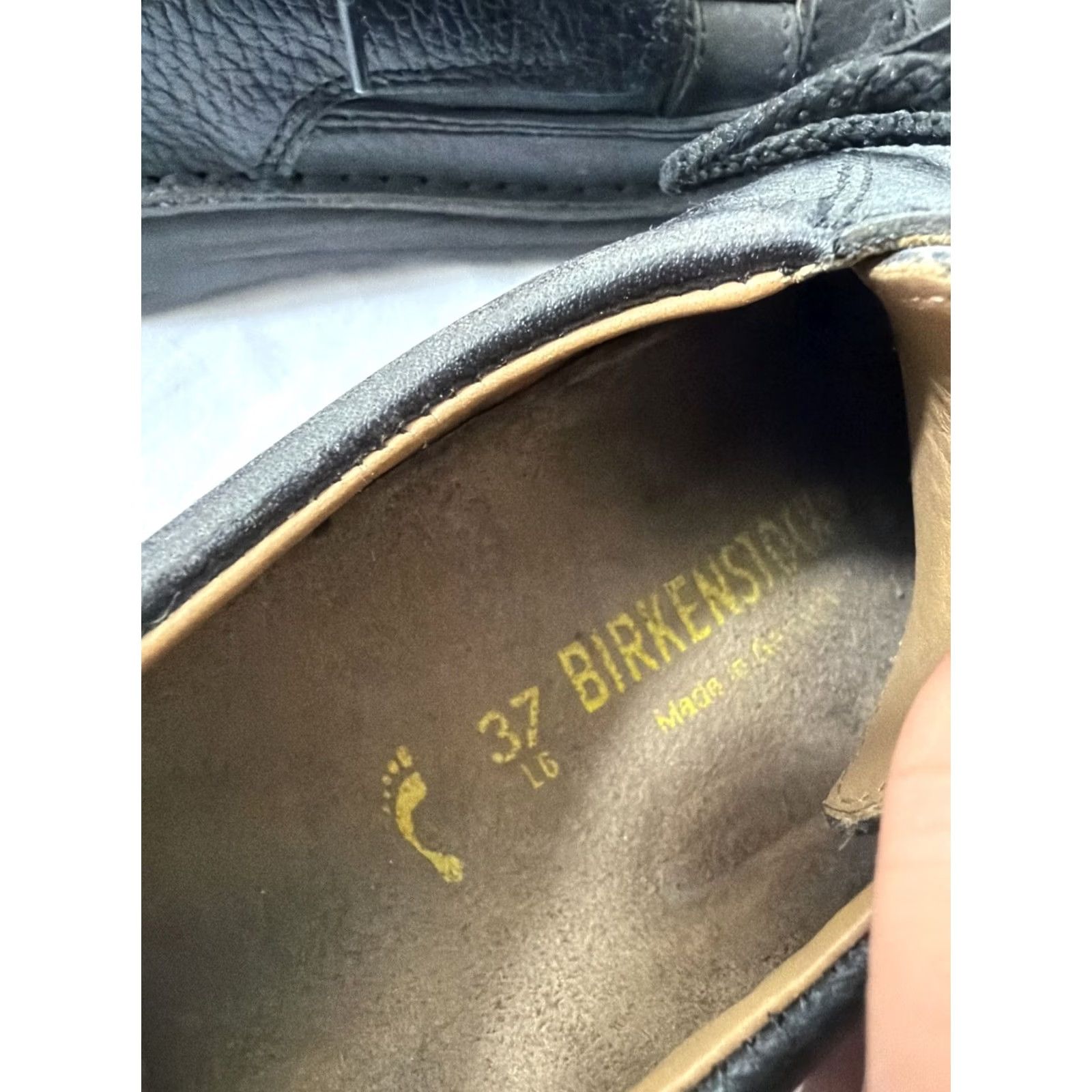 Birkenstock Birkenstock Womens Fisherman Lace Up Flats Black Leather 6 37 Shoes Sandal Adults Womens Size US 6 / IT 36 - 7 Thumbnail