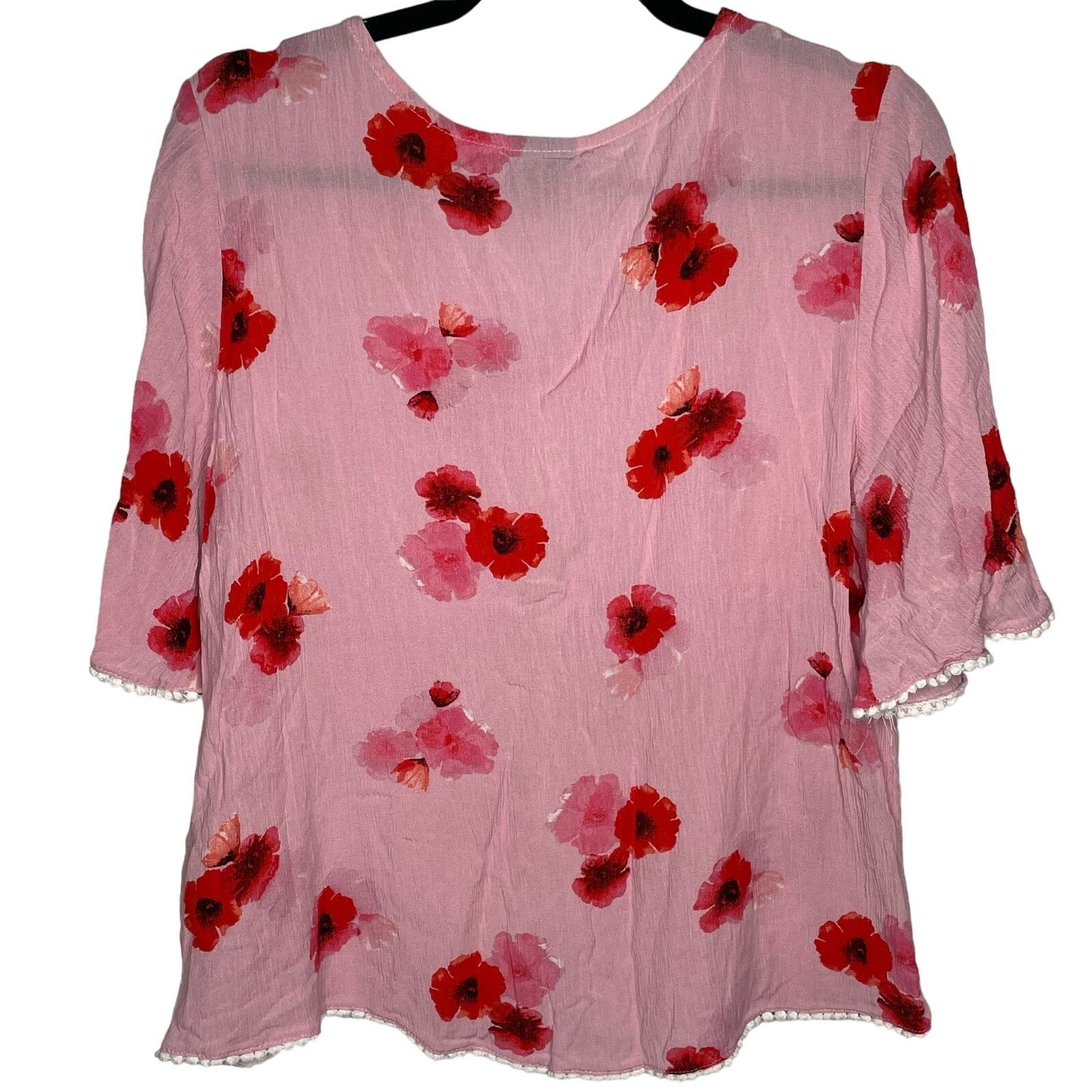Other Bobeau Floral Blouse with Lace Size Large Size L / US 10 / IT 46 - 3 Thumbnail