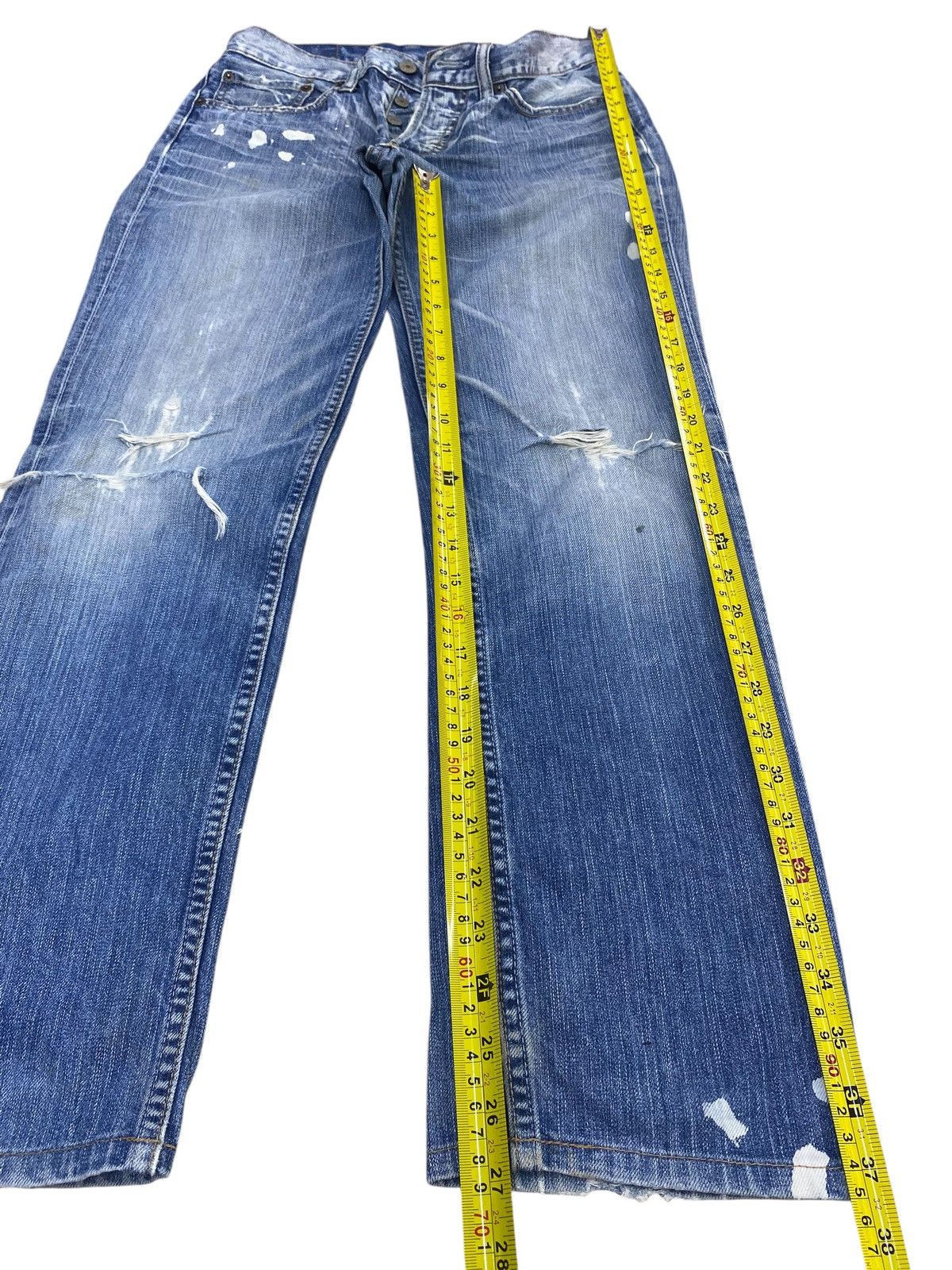 Levi's Vintage Levi’s 501 Faded Wash Style Ripped Jeans Size US 28 / EU 44 - 7 Thumbnail