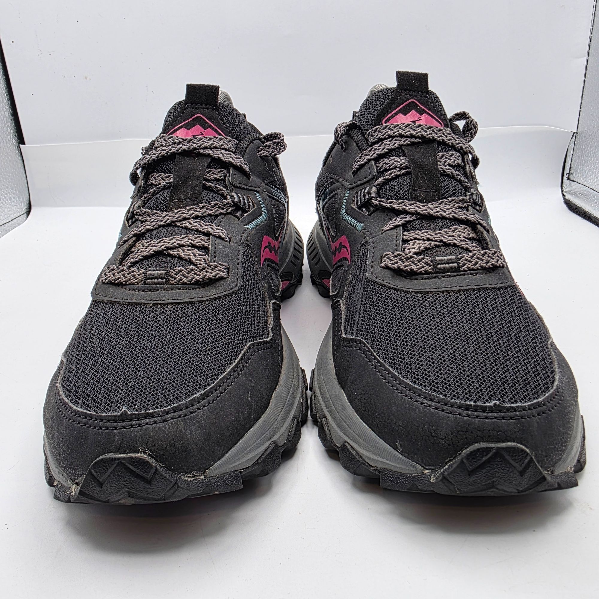 Saucony Saucony Excursion TR 16 Womens Trail Shoes Size 9.5 Black Fu Size US 9.5 / IT 39.5 - 2 Thumbnail