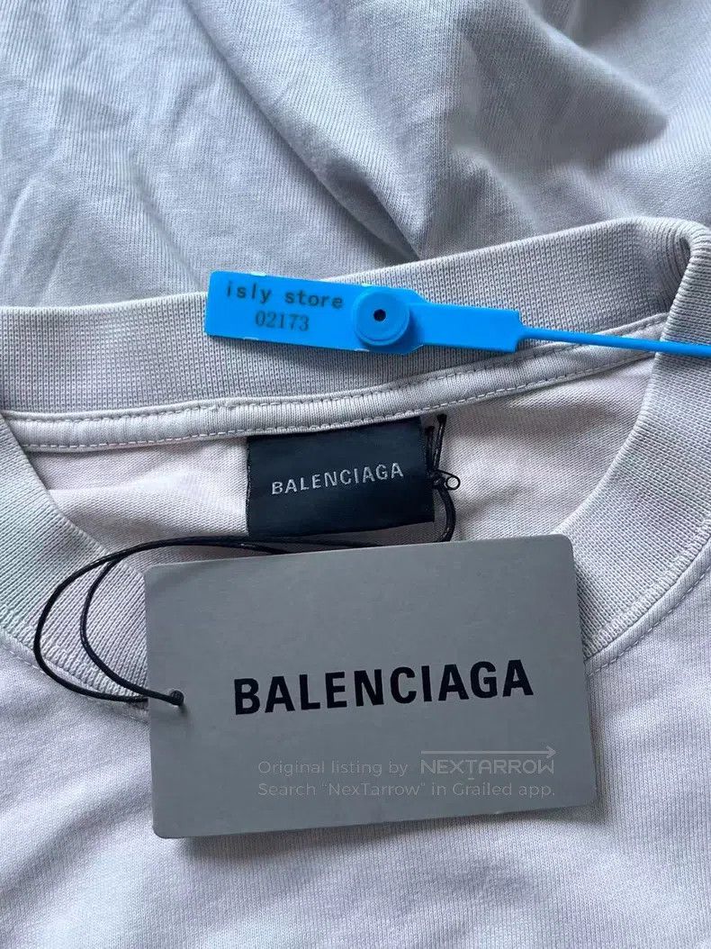Balenciaga Balenciaga Letter Logo Printed Short Sleeve T-Shirt Size XS / US 0-2 / IT 36-38 - 5 Thumbnail
