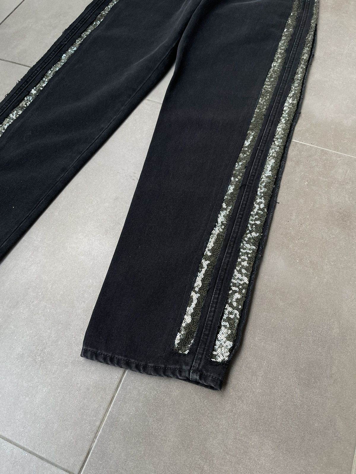 Other !DS! AW22 Koche Aplications Black Denim Pants Size US 32 / EU 48 - 4 Thumbnail