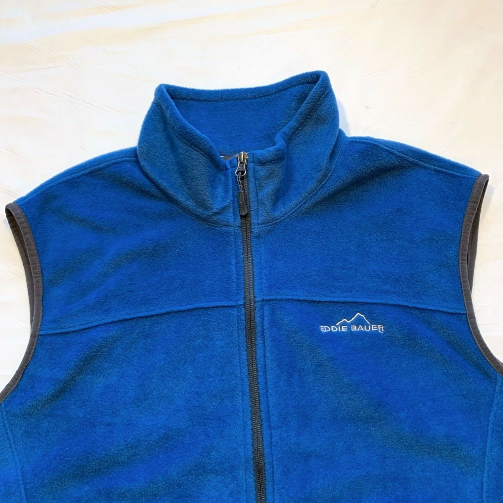 Eddie Bauer VINTAGE Eddie Bauer Full Zip Fleece Vest Sleeveless Jacket Zip Pockets Blue XL NWOT Size US XL / EU 56 / 4 - 2 Thumbnail