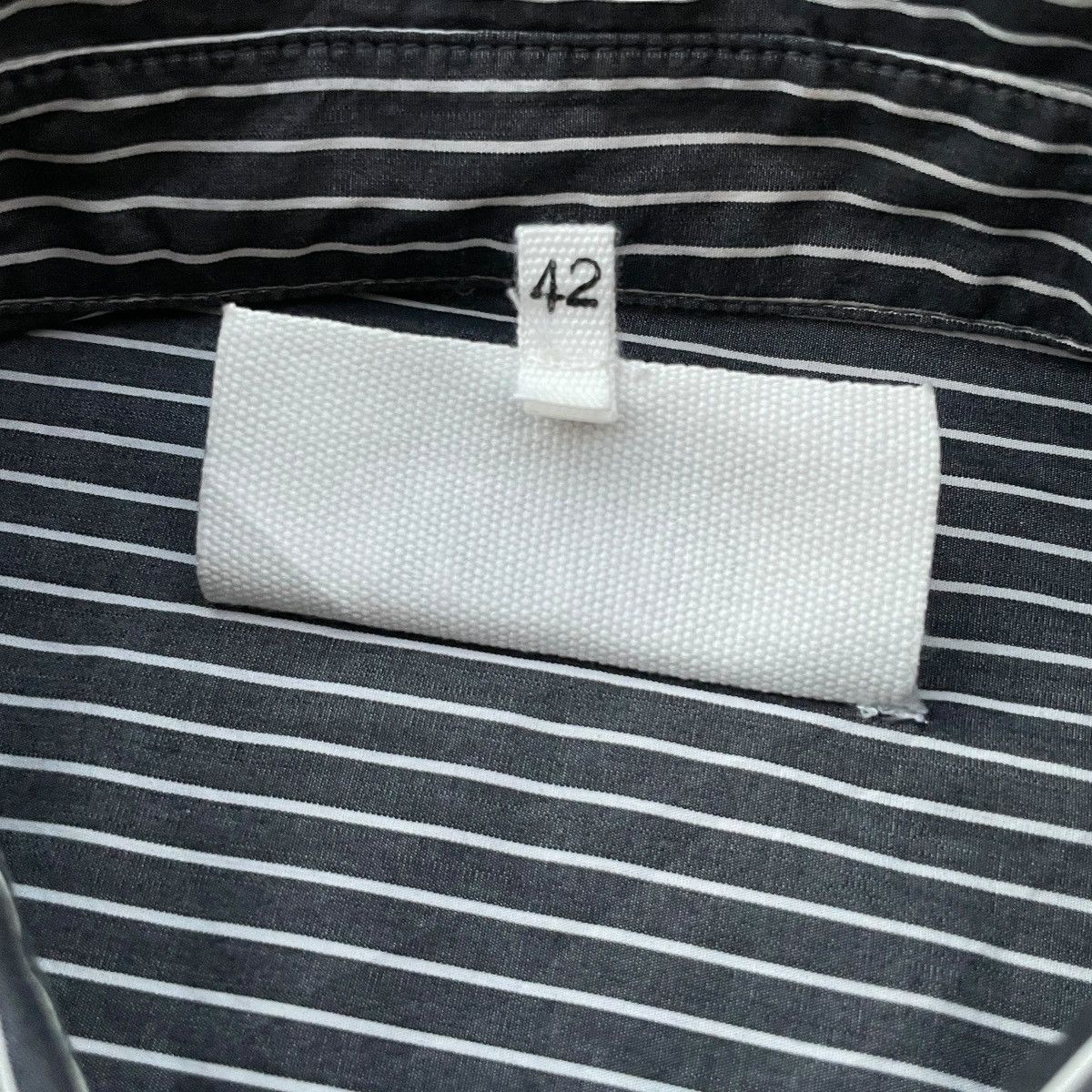 MM6 MM6 Maison Margiela S/S20 Striped Long Back Button-up Shirt Size US M / EU 48-50 / 2 - 4 Thumbnail