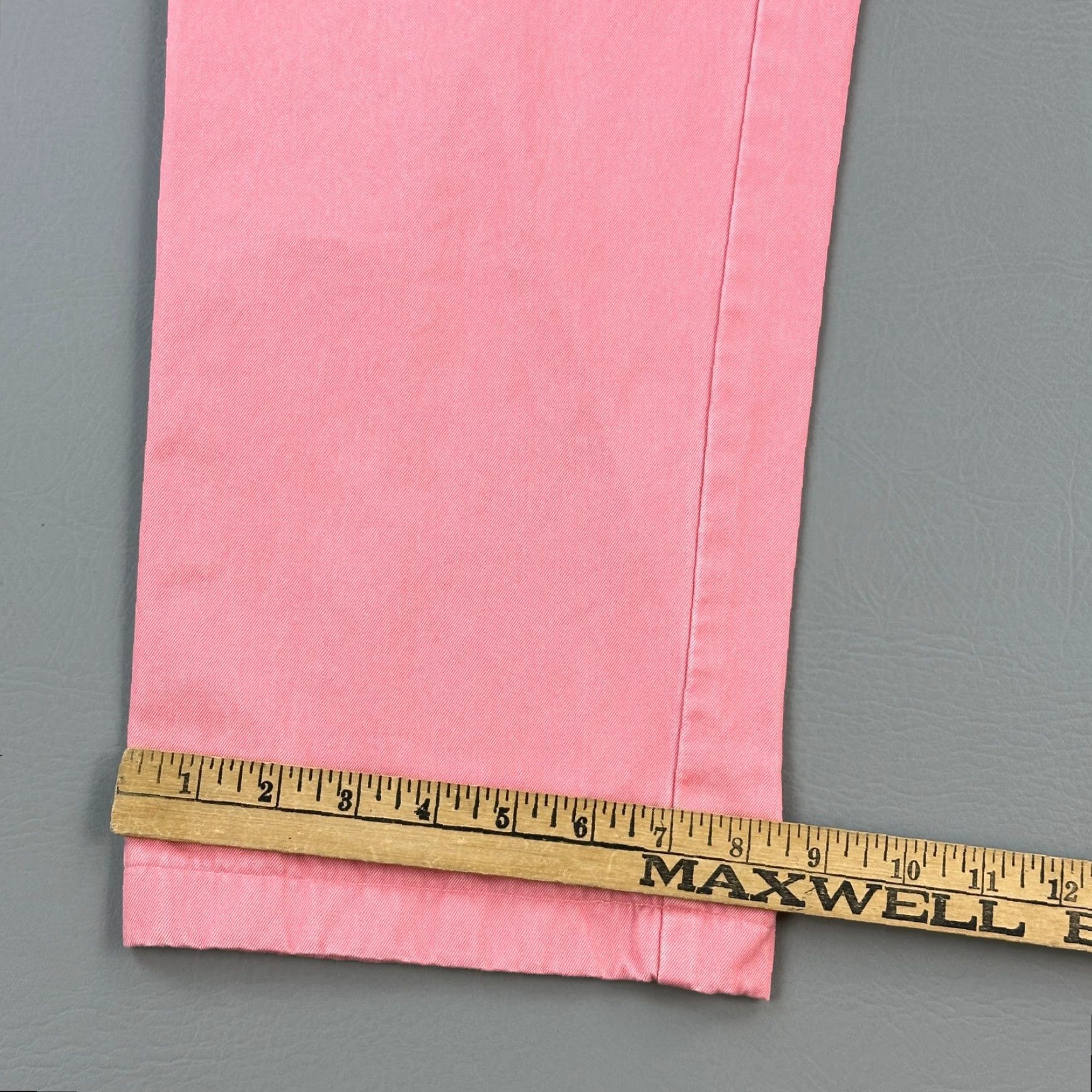 Peter Millar Peter Millar Pants Mens Pink 34x29 Pima Washed Twill Flat Front Chino Casual Size US 34 / EU 50 - 4 Thumbnail