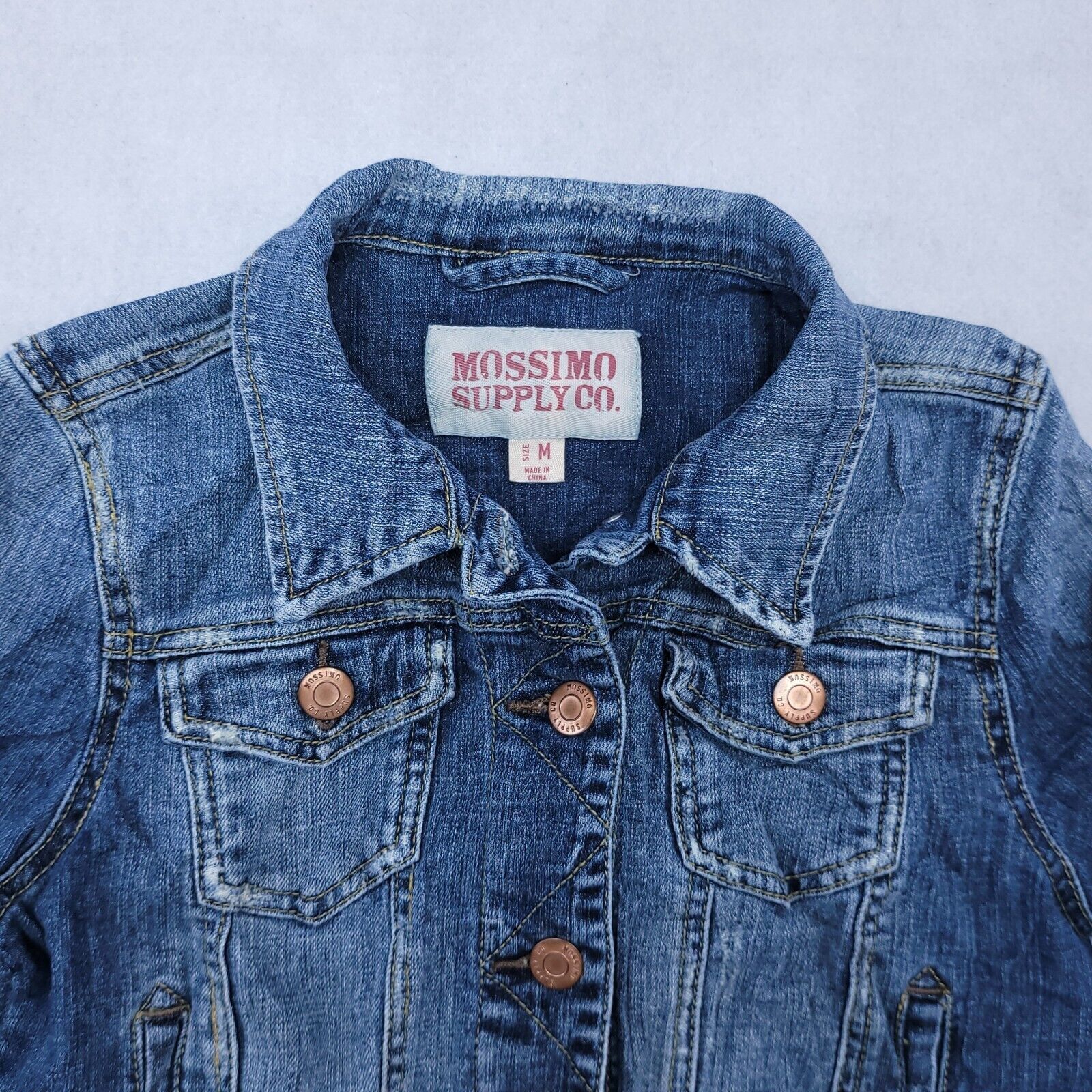 Mossimo Mossimo Button Up Denim Jean Jacket Womens Size M Blue Size M / US 6-8 / IT 42-44 - 1 Thumbnail