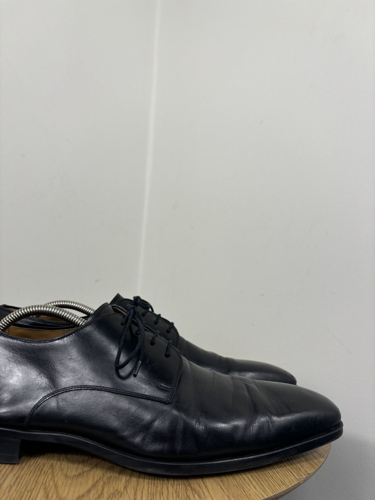Magnanni Magnanni Men’s Black Leather Cap Toe Oxford Dress Shoes Size US 12 / EU 45 - 4 Thumbnail