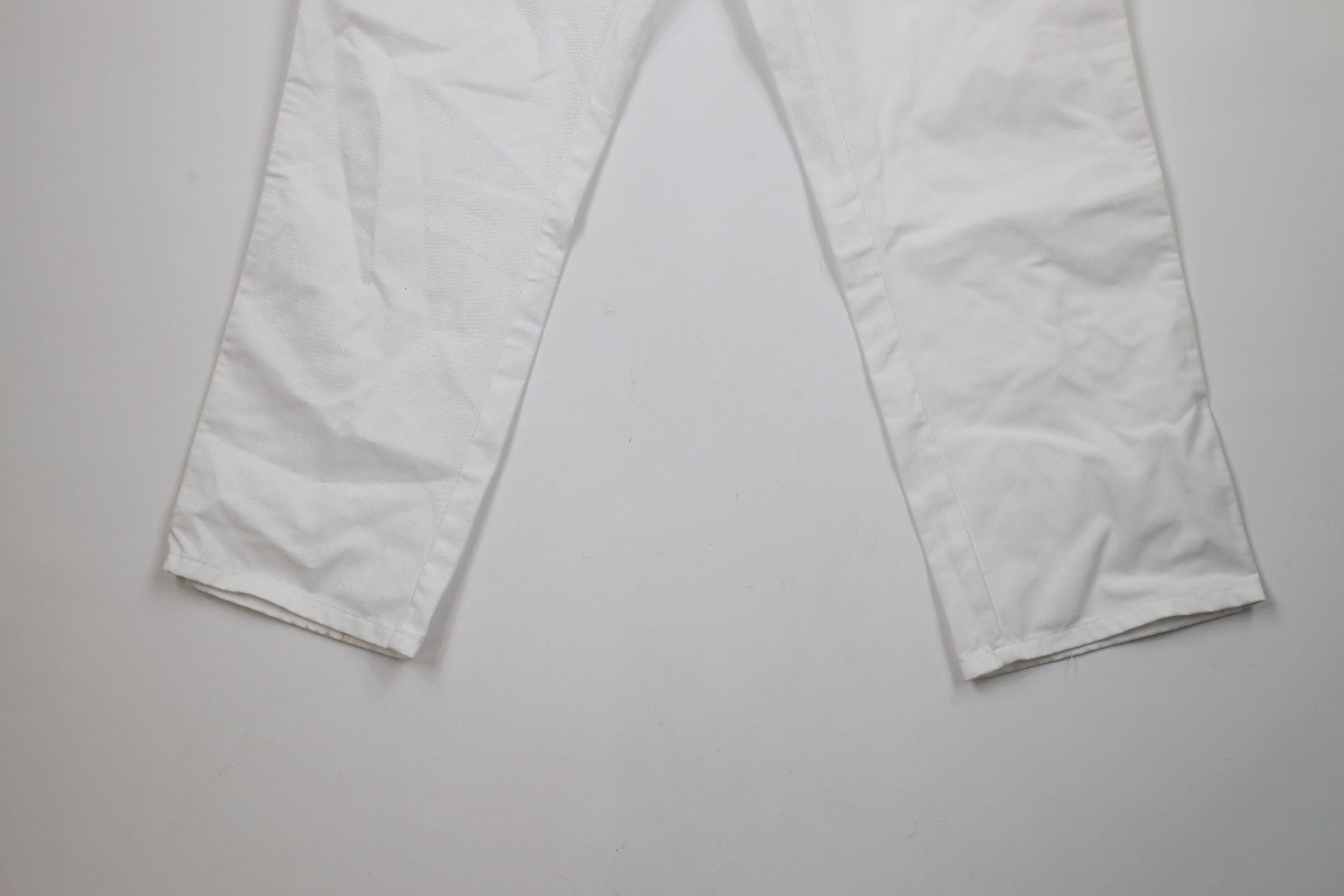 Dickies × Vintage Vintage Dickies Wide Leg Dungaree Painter Pants White Size US 34 / EU 50 - 4 Thumbnail