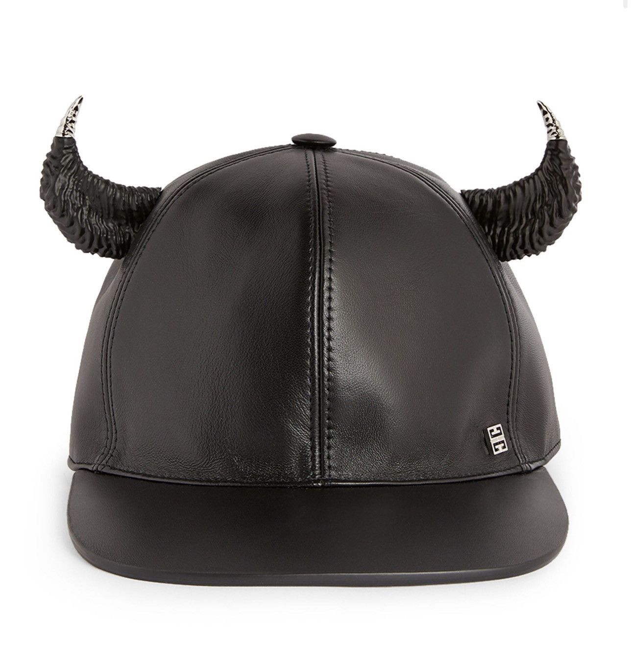 Givenchy 🔥AMAZING🔥 Givenchy Leather Cap w/Horns Size ONE SIZE - 1 Thumbnail