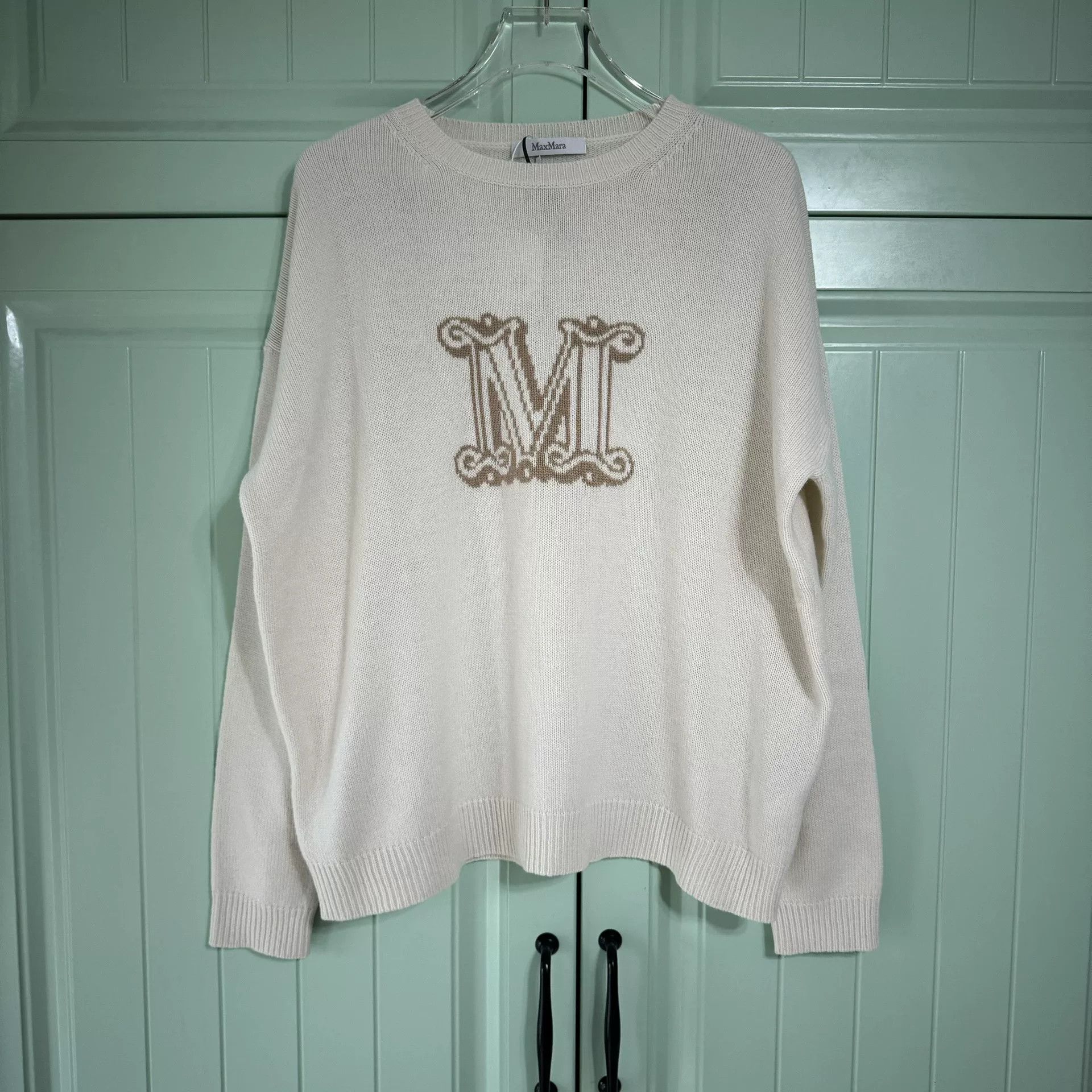 Max Mara MaxMara Classic M Cashmere Sweater Size M / US 6-8 / IT 42-44 - 1 Thumbnail