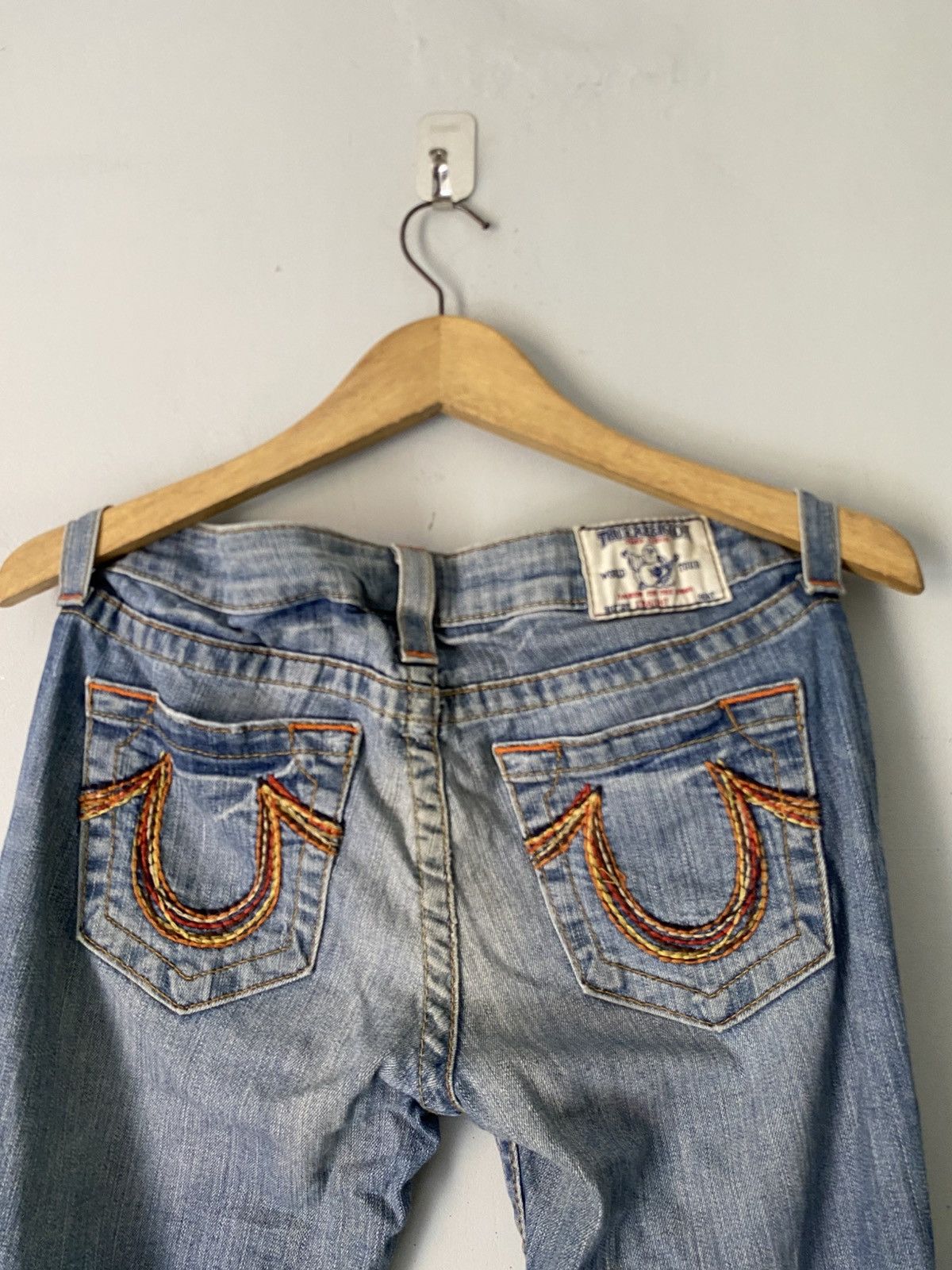 If Six Was Nine × Japanese Brand × True Religion Vintage true religion flare sun faded jeans Size US 28 / EU 44 - 4 Thumbnail