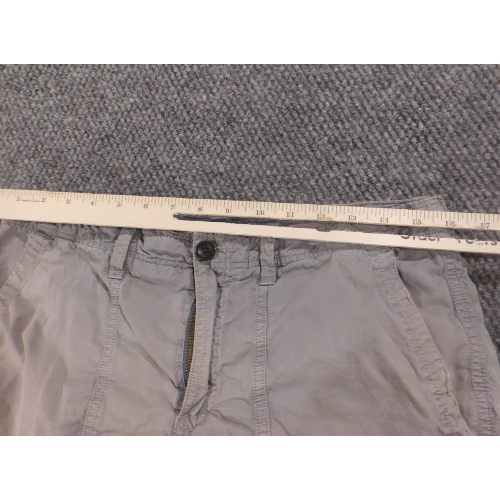 Banana Republic Banana Republic Womens Shorts 31 Gray aiden chino straight Casual Flat Front Zip Core Classic Comfort Summer Women's 31 Gray Size 24" / US 00 / IT 34 - 5 Thumbnail