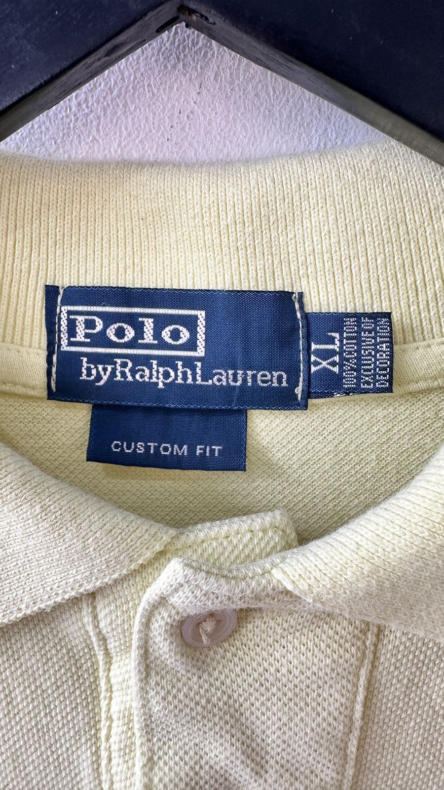 Polo Ralph Lauren Polo Ralph Lauren Big Pony Shirt Size XL Custom Fit Yellow Size US XL / EU 56 / 4 - 7 Thumbnail