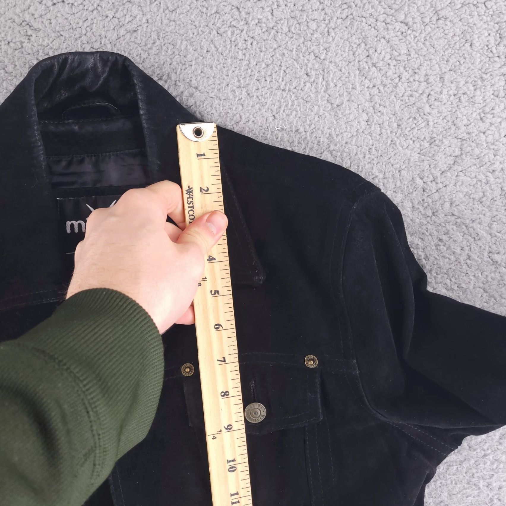 Wilson Wilson Jacket Womens Medium Black Leather Maxima Real Genuine Crop Semi Crop Size M / US 6-8 / IT 42-44 - 7 Thumbnail