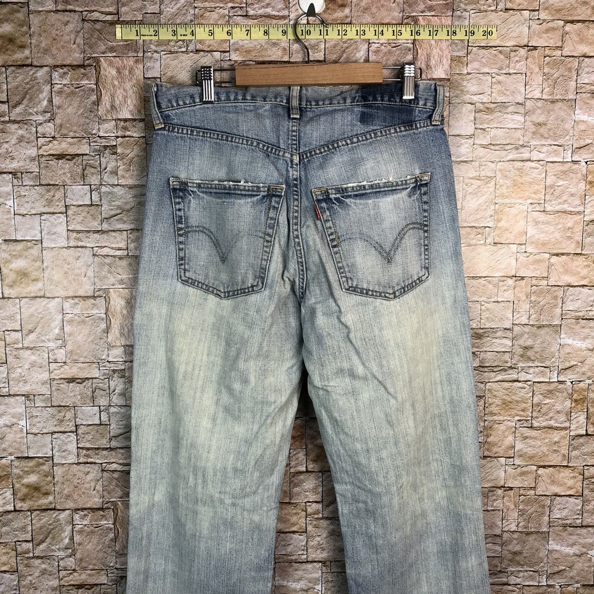 Levi's Levis vintage ripped Blue Denim Pants #A607 Size US 33 - 16 Thumbnail