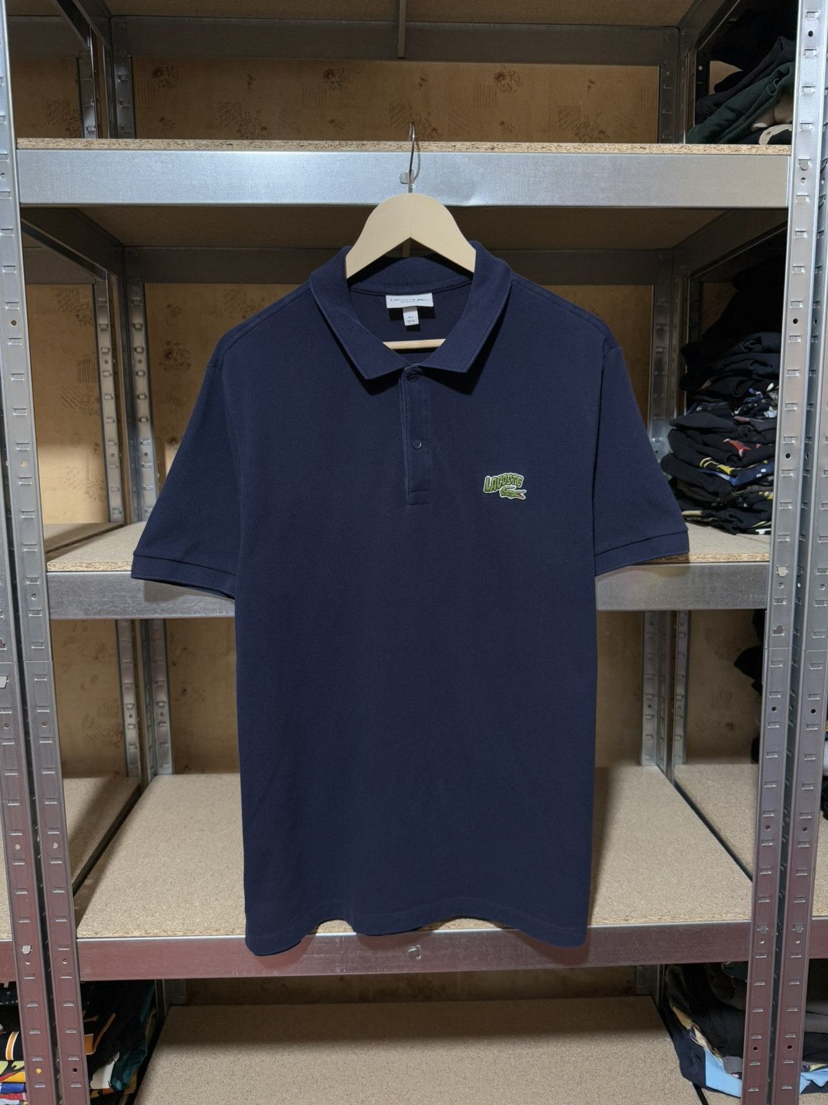 Lacoste × Vintage Vintage 90s Lacoste Polo T-Shirt Made In France Y2K HYPE Size US XXL / EU 58 / 5 - 1 Thumbnail
