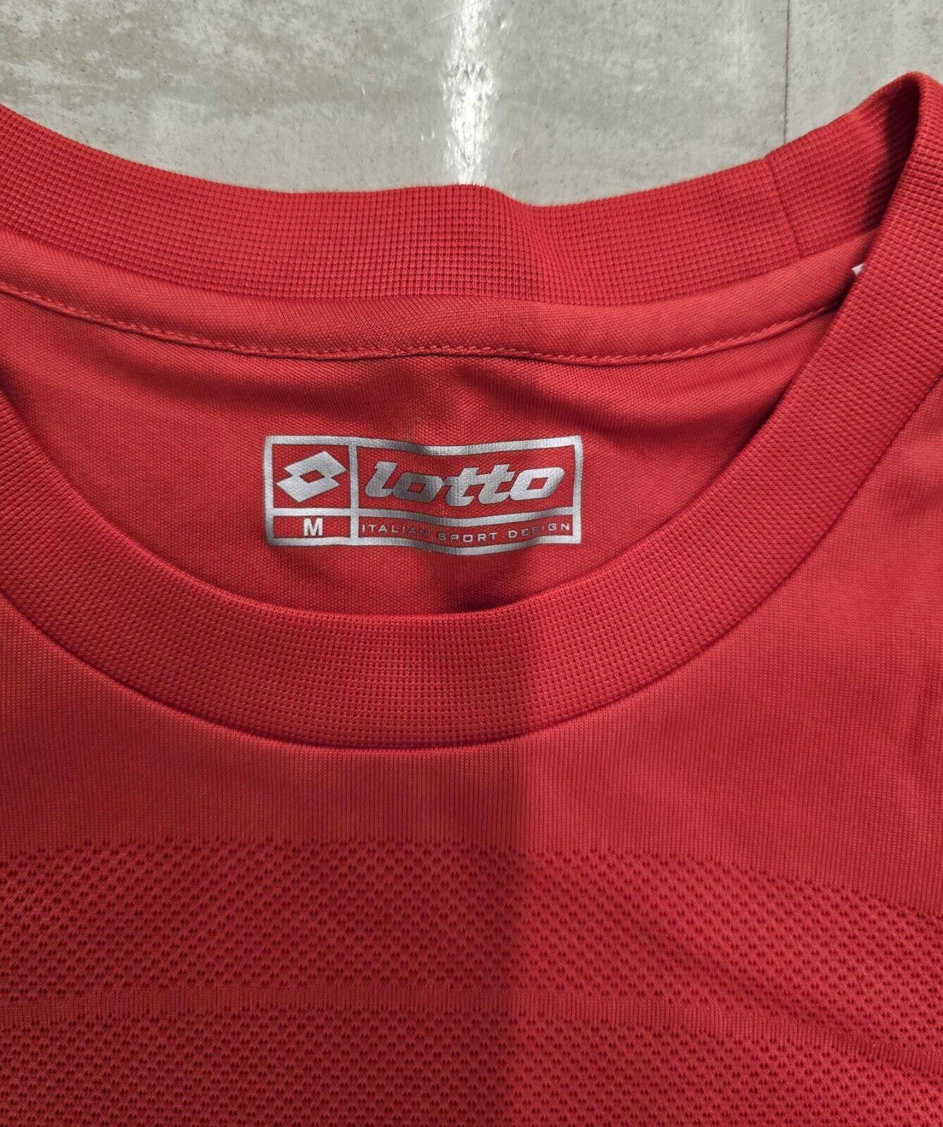 Lotto Sport Lotto Tennis Shirt Men's Medium Red Italian Ferrer Nadal Size US M / EU 48-50 / 2 - 3 Thumbnail