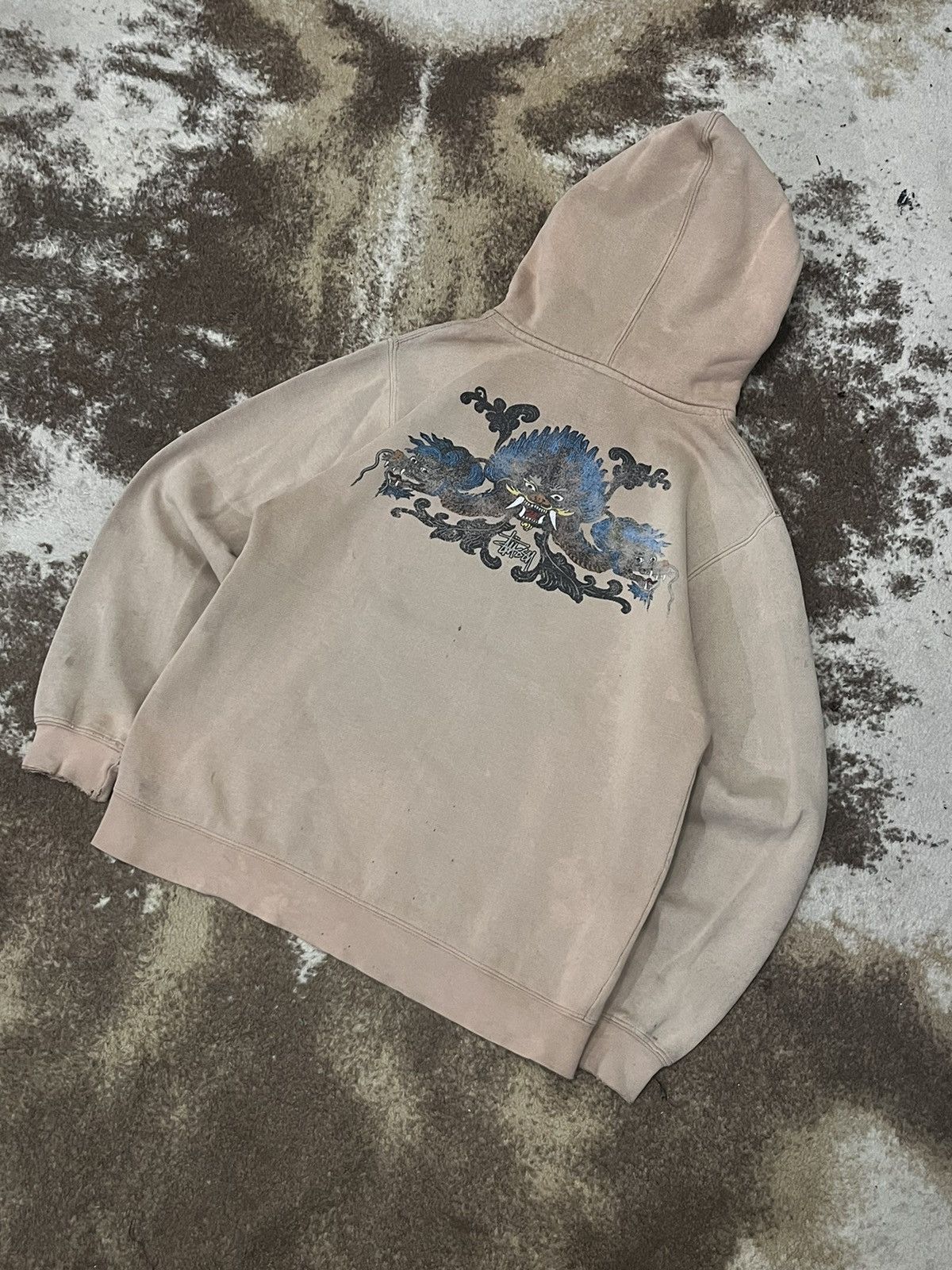 Other Vintage hoodie stussy dragon 90’s Size US XS / EU 42 / 0 - 1 Thumbnail