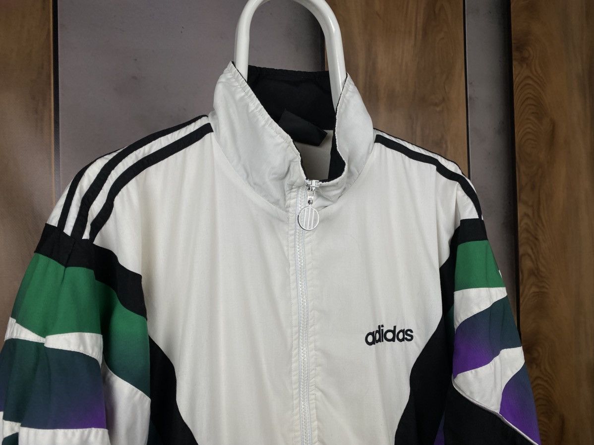 Adidas 🔥Vintage 90s Jacket Bomber Olympic Adidas Retro VTG Tee🔥 Size US M / EU 48-50 / 2 - 3 Thumbnail