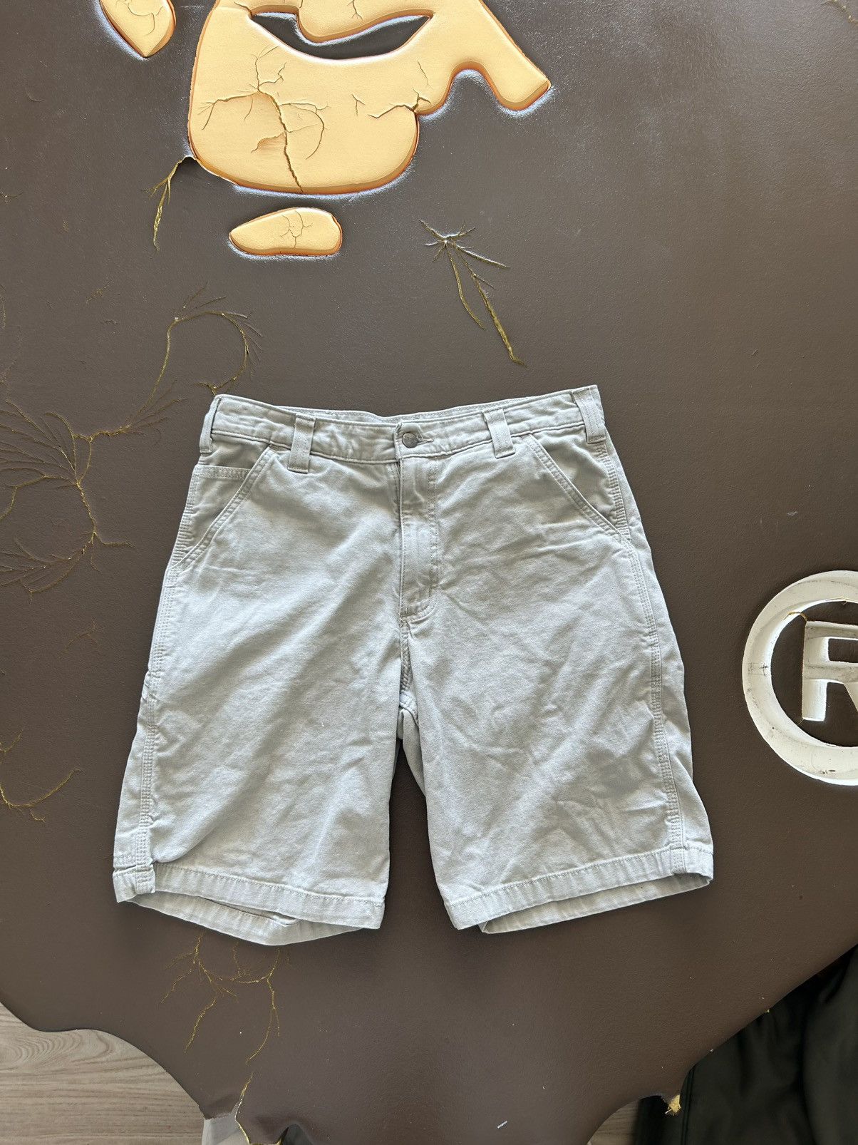 Carhartt Carhartt Denim Shorts Tan Jorts Size US 32 / EU 48 - 1 Thumbnail