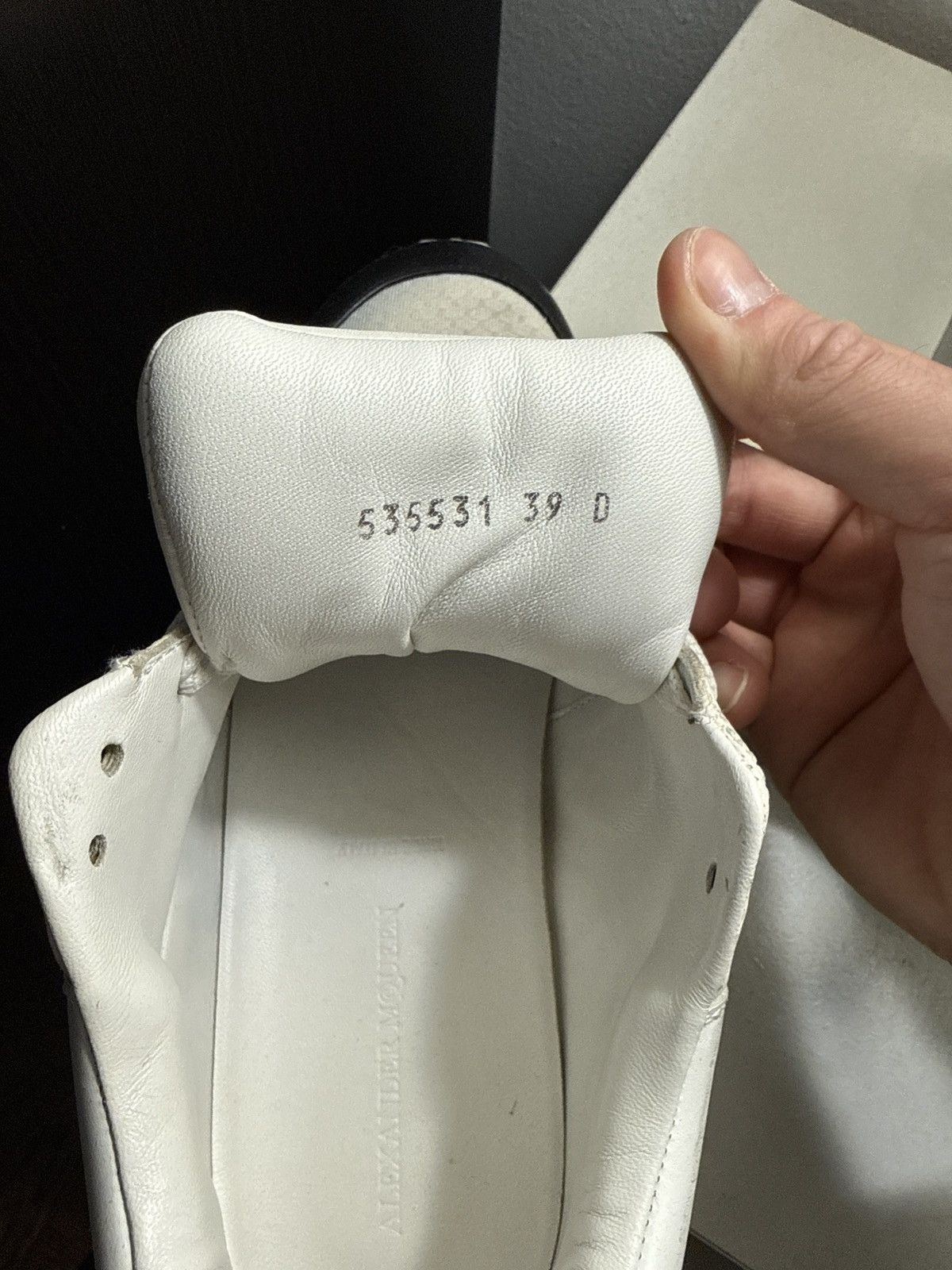 Alexander McQueen Alexander McQueen Oversized Leather Runner Sneakers Size US 6 / EU 39 - 8 Thumbnail