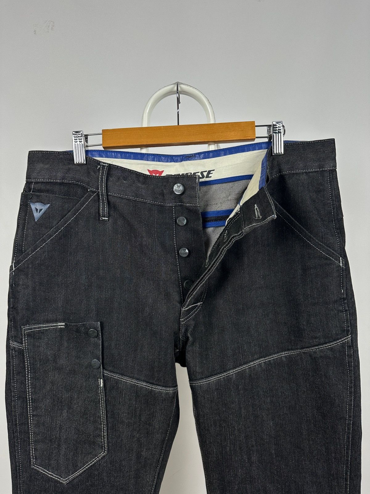 Dainese Dainese D-Tec Motorcycle Biker Denim Jeans Pants Size US 36 / EU 52 - 16 Thumbnail