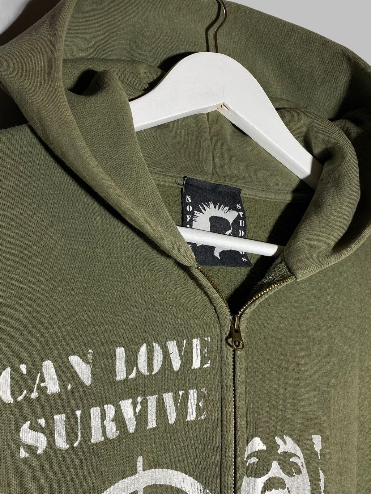 No Faith Studios 🔥 Y2K NO FAITH STUDIOS HOODIE HYSTERIC GLAMOUR STYLE ZIP Size US M / EU 48-50 / 2 - 12 Thumbnail