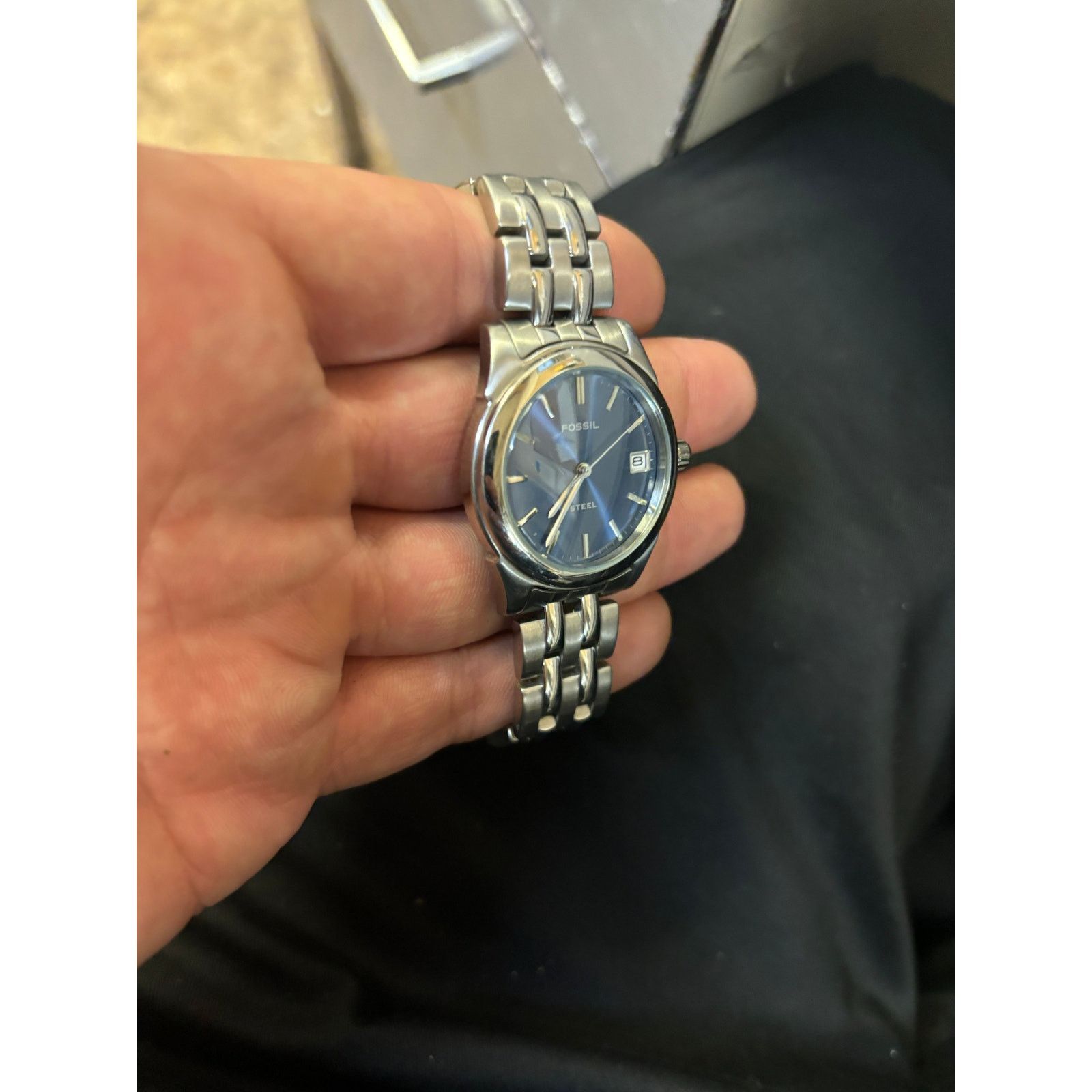 Fossil Fossil Steel FS-2643 Silver Tone Men’s Watch. Size ONE SIZE - 8 Thumbnail