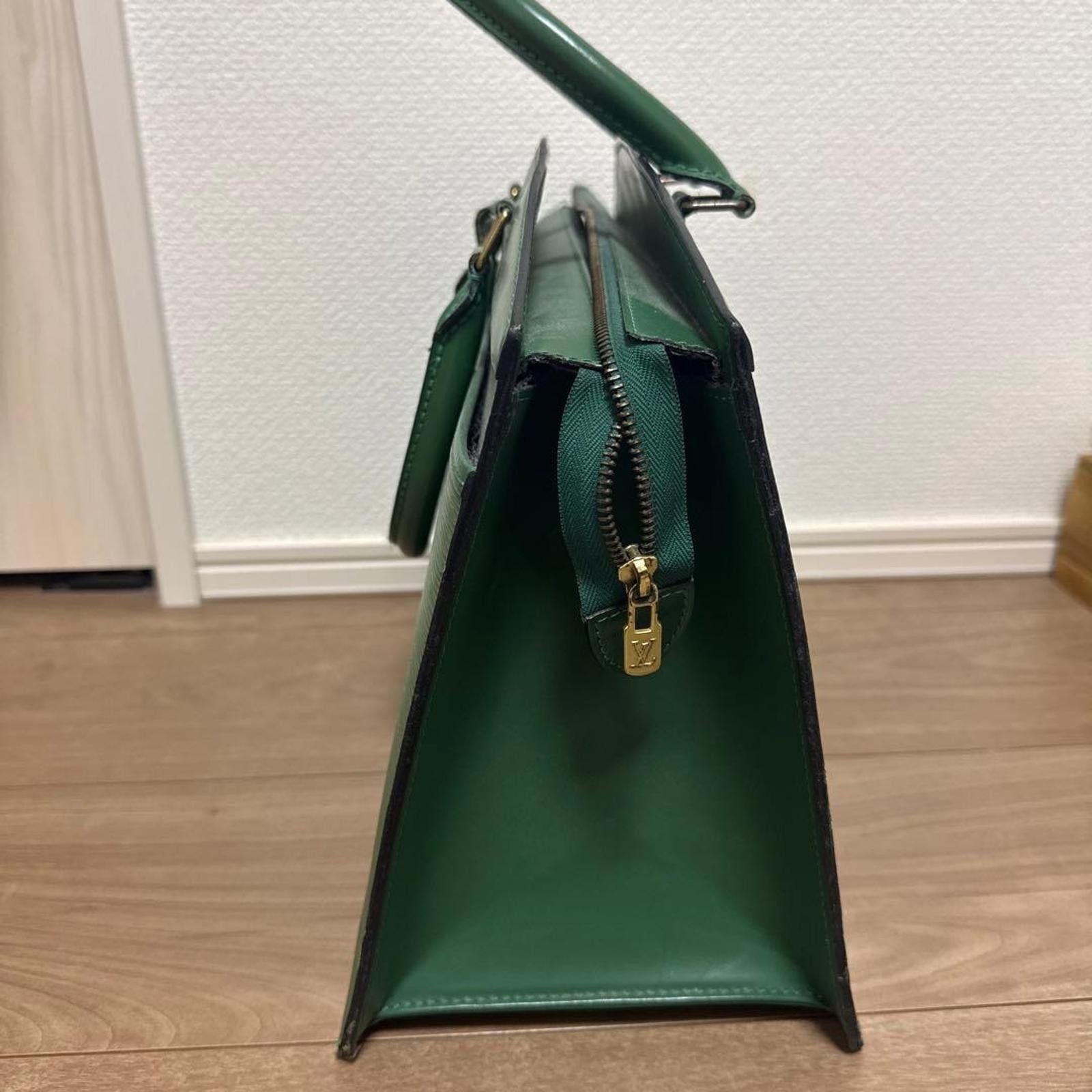 Louis Vuitton Louis Vuitton - Green Epi Leather Briefcase Bag Size ONE SIZE - 4 Thumbnail
