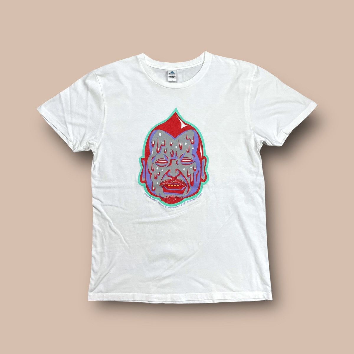 Japanese Brand Kendo Kobayashi Japanese Comedian Illustrates Tee Size US L / EU 52-54 / 3 - 1 Thumbnail