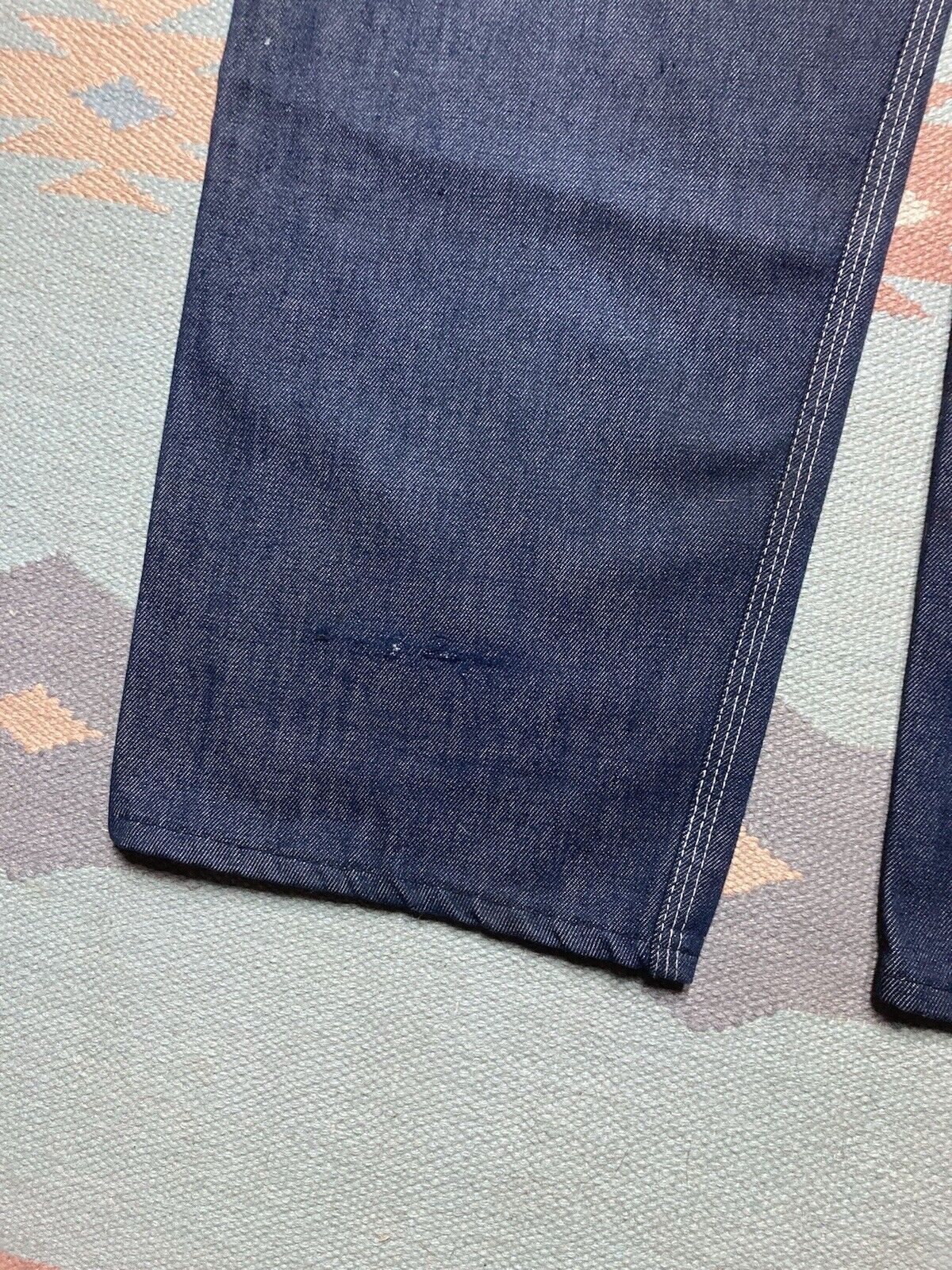 Vintage VTG Montgomery ward carpenter jeans dark wash denim 40x33 Size US 40 / EU 56 - 2 Thumbnail