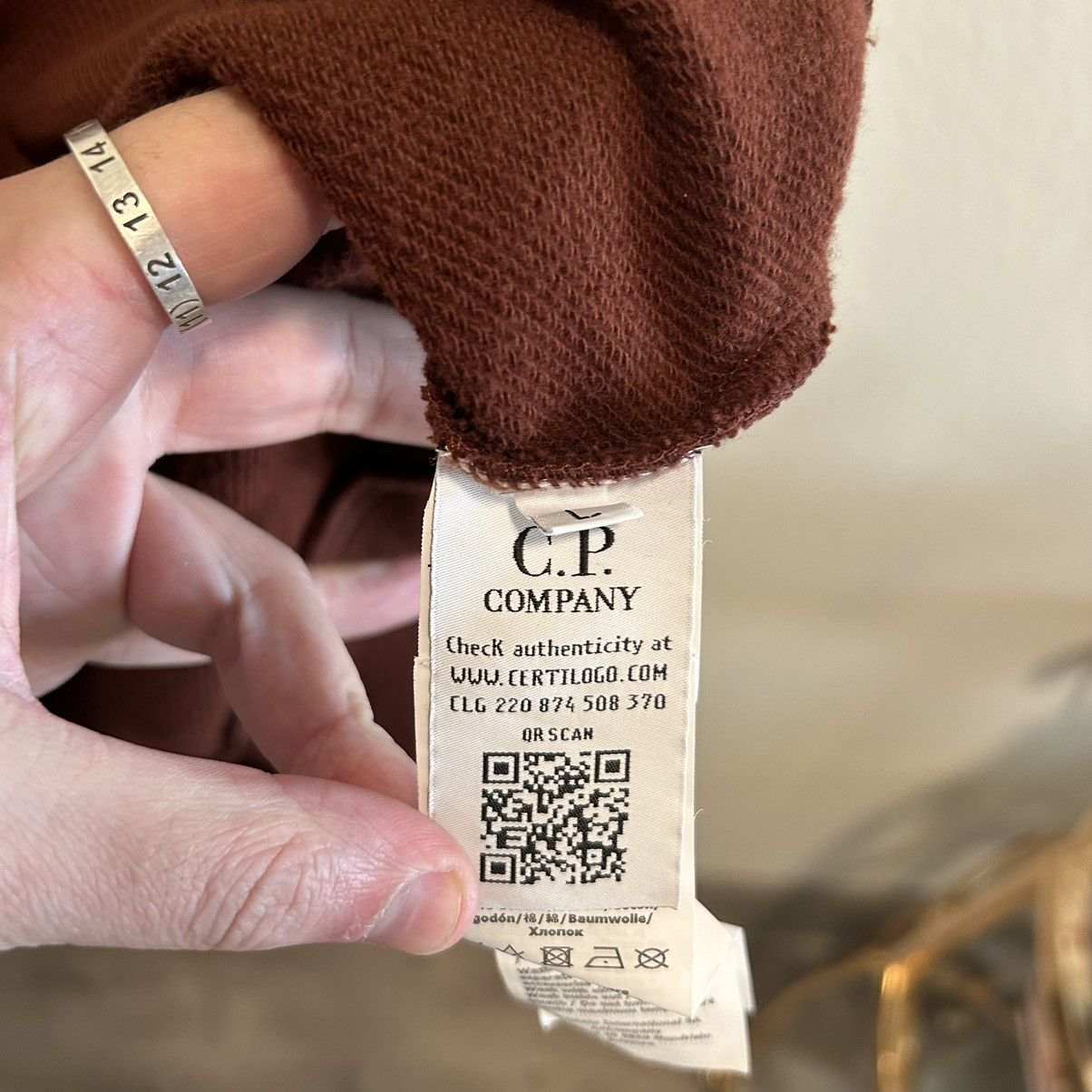 C.P. Company CP Company Raised Diagonal Lens Hoodie Size US L / EU 52-54 / 3 - 4 Thumbnail