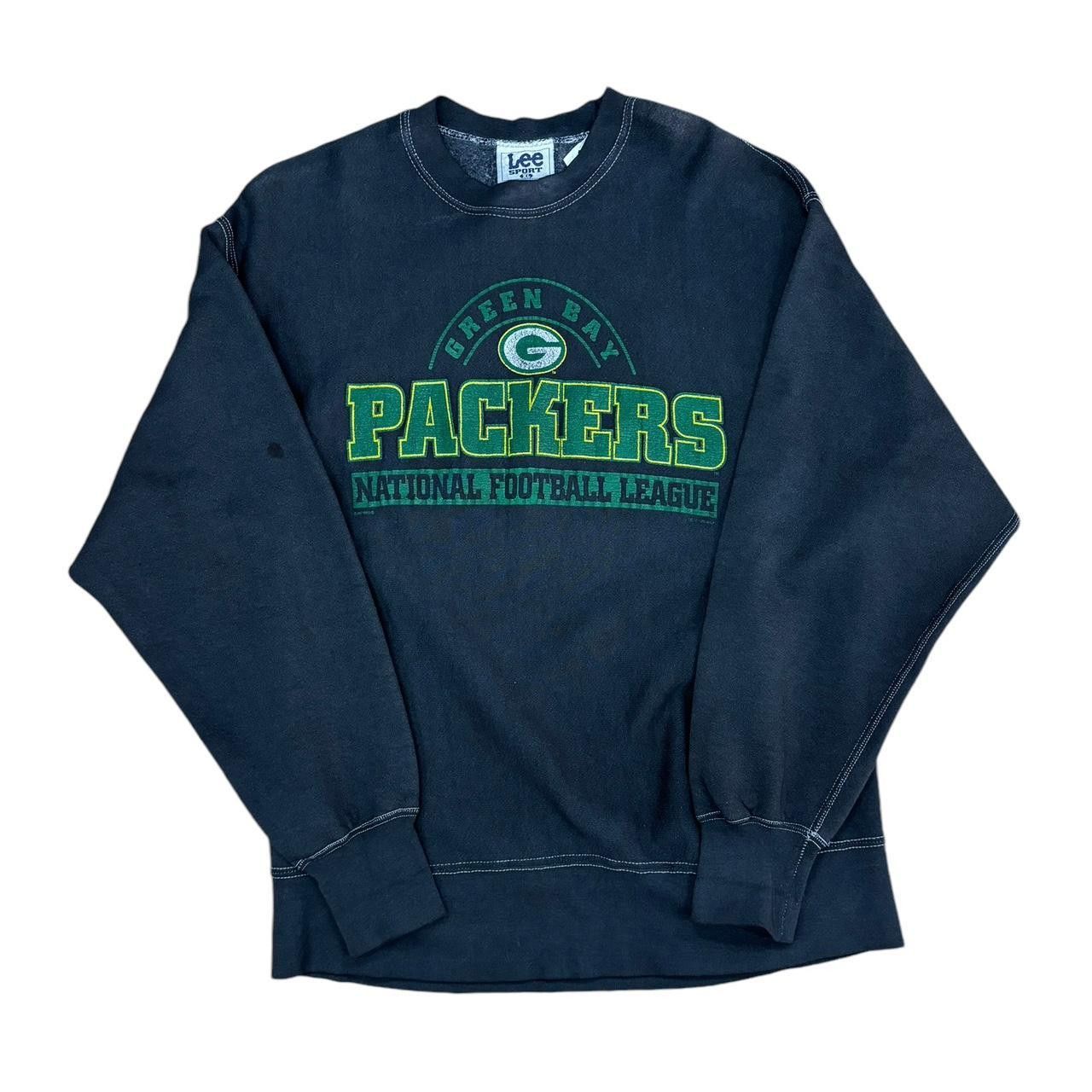 NFL × Vintage Vintage Green Bay packers sweatshirt size: XL Size US XL / EU 56 / 4 - 1 Thumbnail