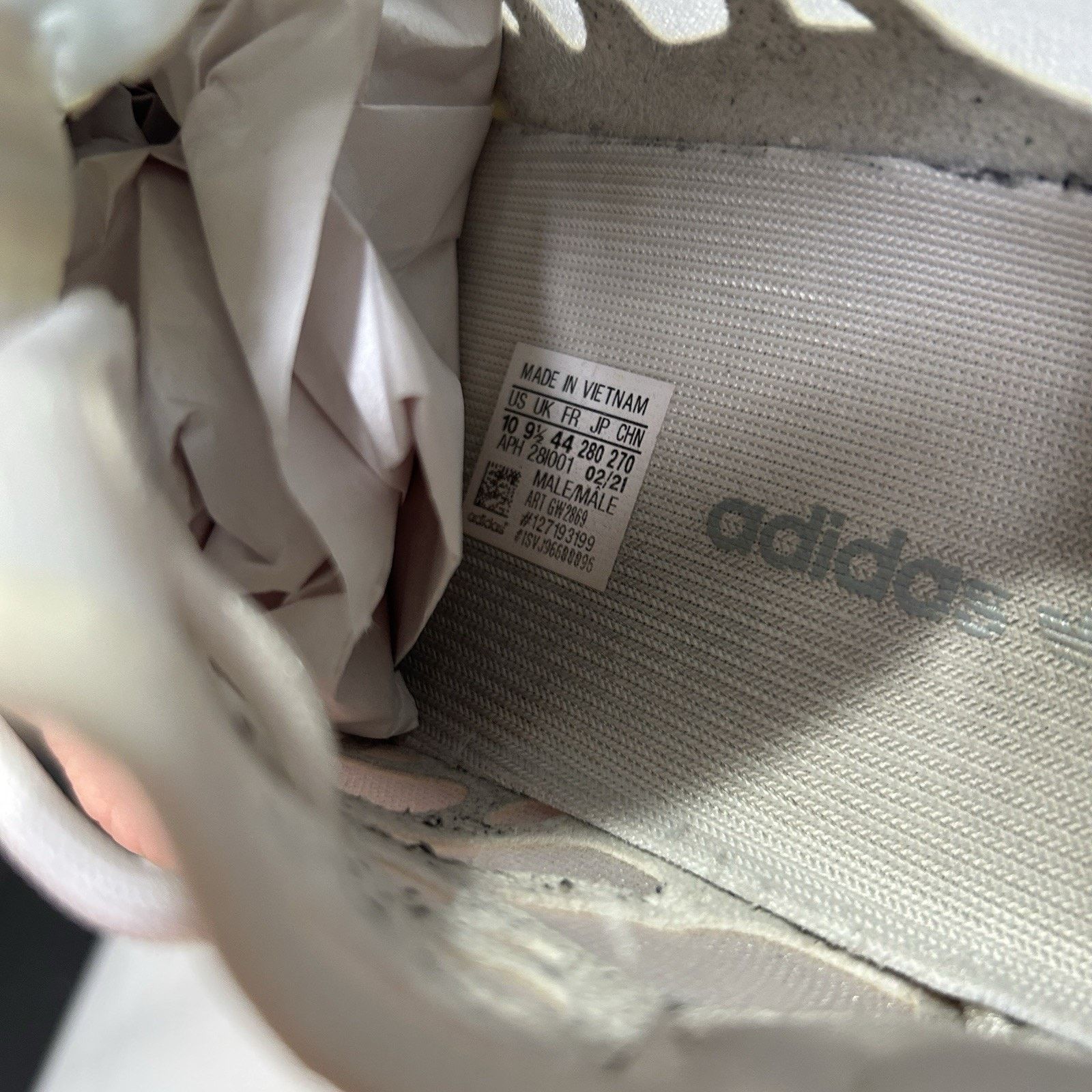 Adidas Adidas Yeezy Boost 350 V2 “Mono Ice” 2021 Size US 10 / EU 43 - 9 Thumbnail