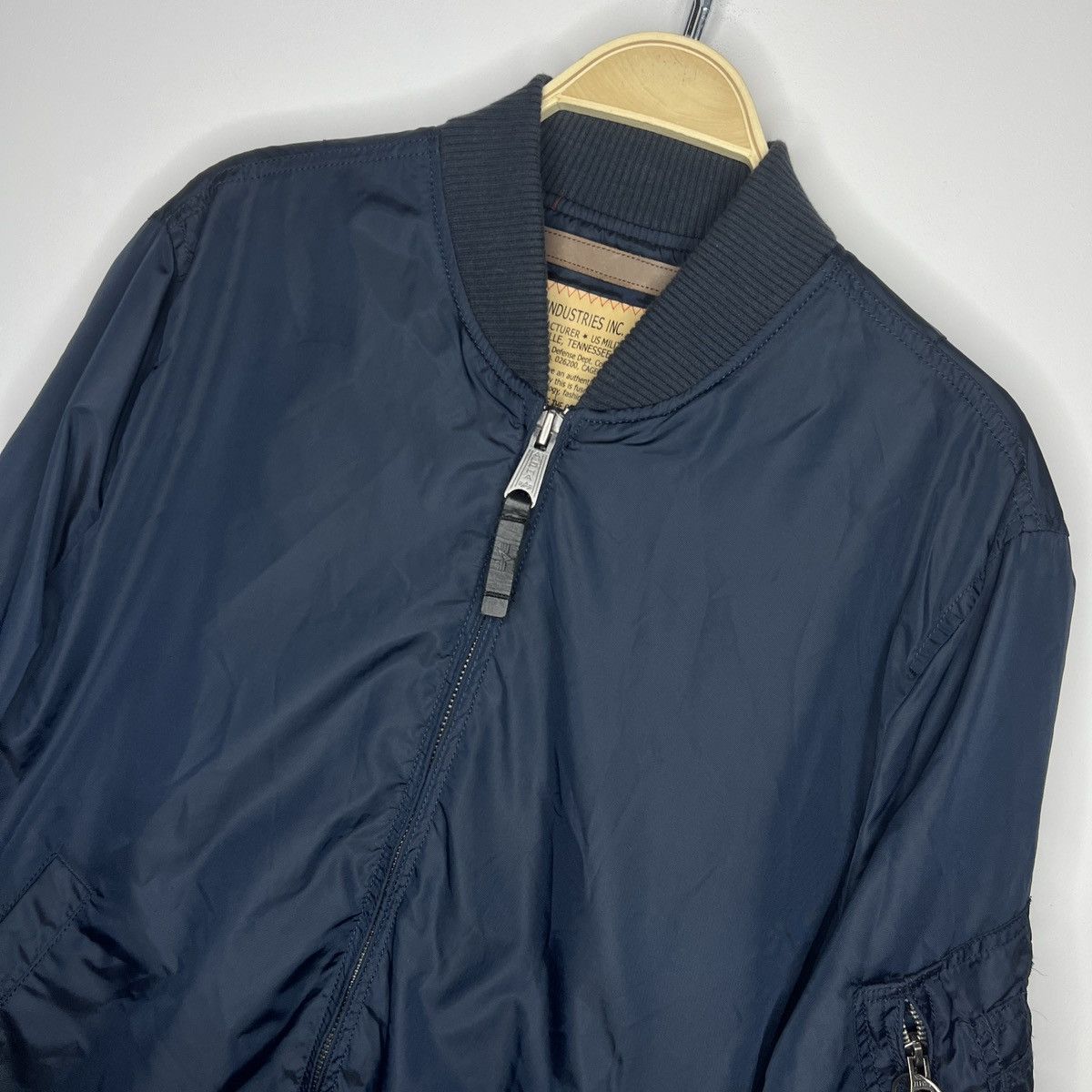 Alpha Industries Alpha Industries Bomber Jacket MA-1 Navy Nylon XL size Size US XL / EU 56 / 4 - 4 Thumbnail