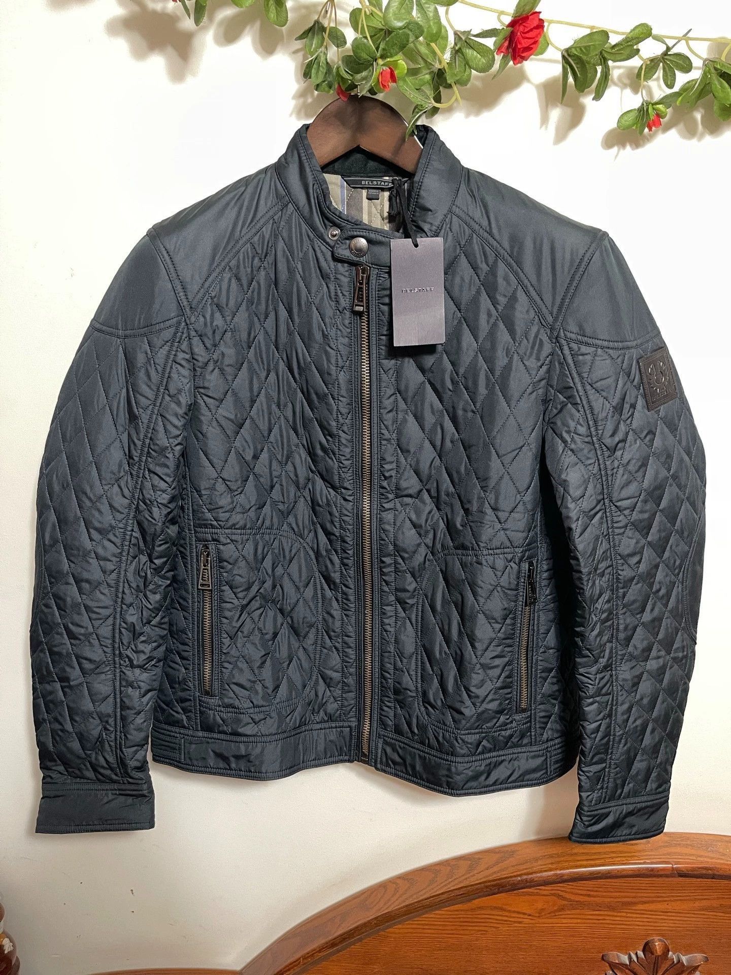 Belstaff Black Quilted Zip-Front Jacket Size US XXS / EU 40 - 3 Thumbnail