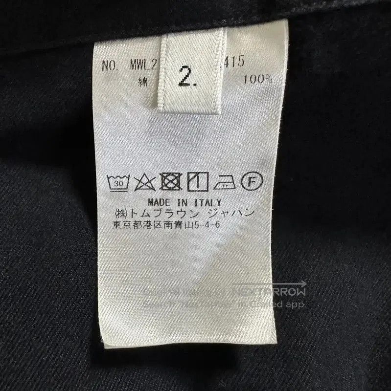 Thom Browne Thom Browne Navy Cotton Long Sleeve Shirt . Size US M / EU 48-50 / 2 - 6 Thumbnail