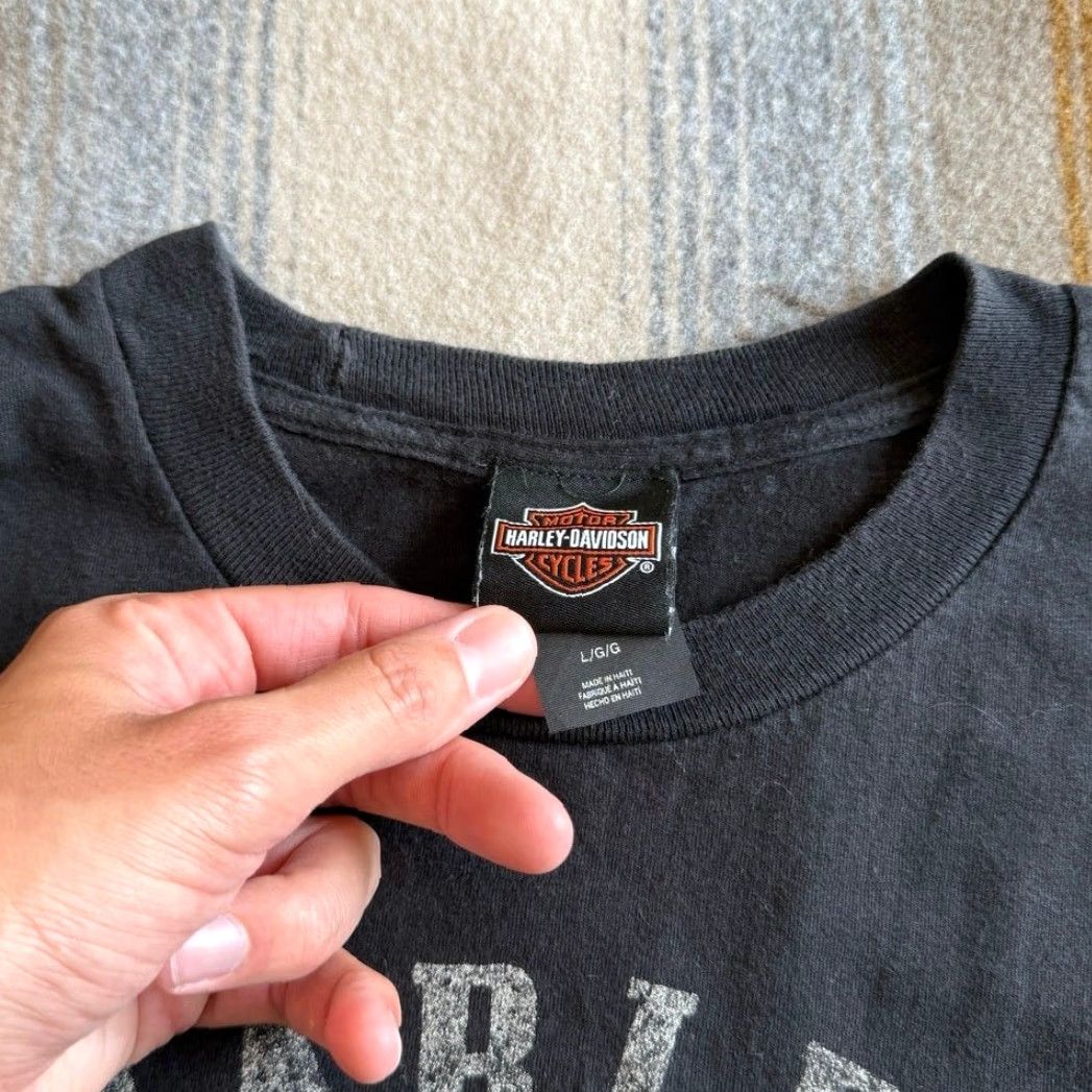 Harley Davidson Harley Davidson Men’s T-Shirt Size L Black Short Sleeve Biker Motorcycle Bulldog 2020s Regular Size US L / EU 52-54 / 3 - 3 Thumbnail