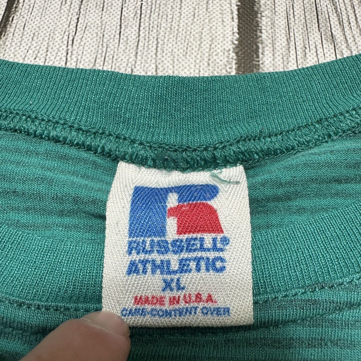 Russell Athletic × Vintage Vintage Russell tee Size US XL / EU 56 / 4 - 4 Thumbnail